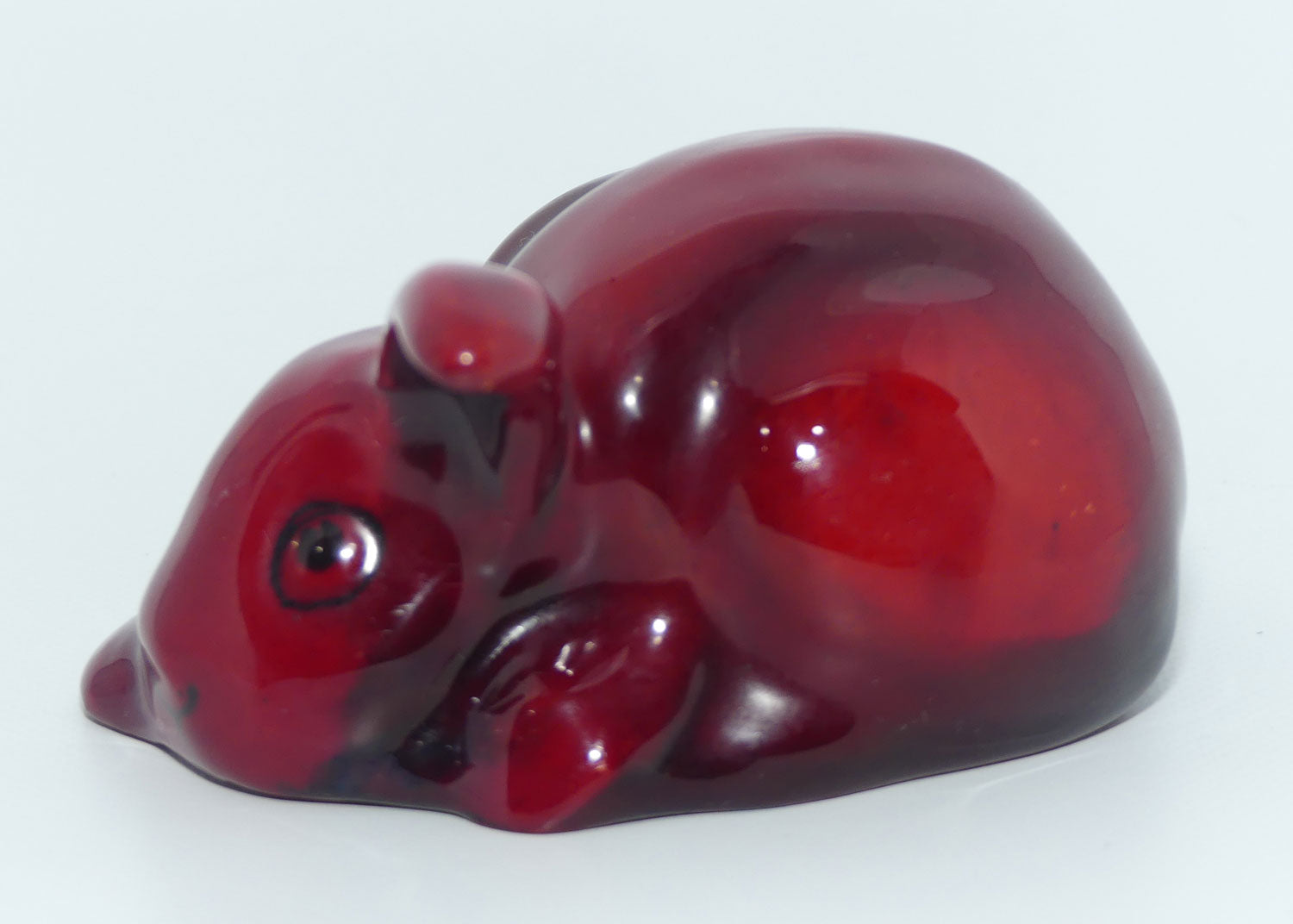 Royal Doulton Flambe Lop Eared Rabbit | Crouching | unrecorded