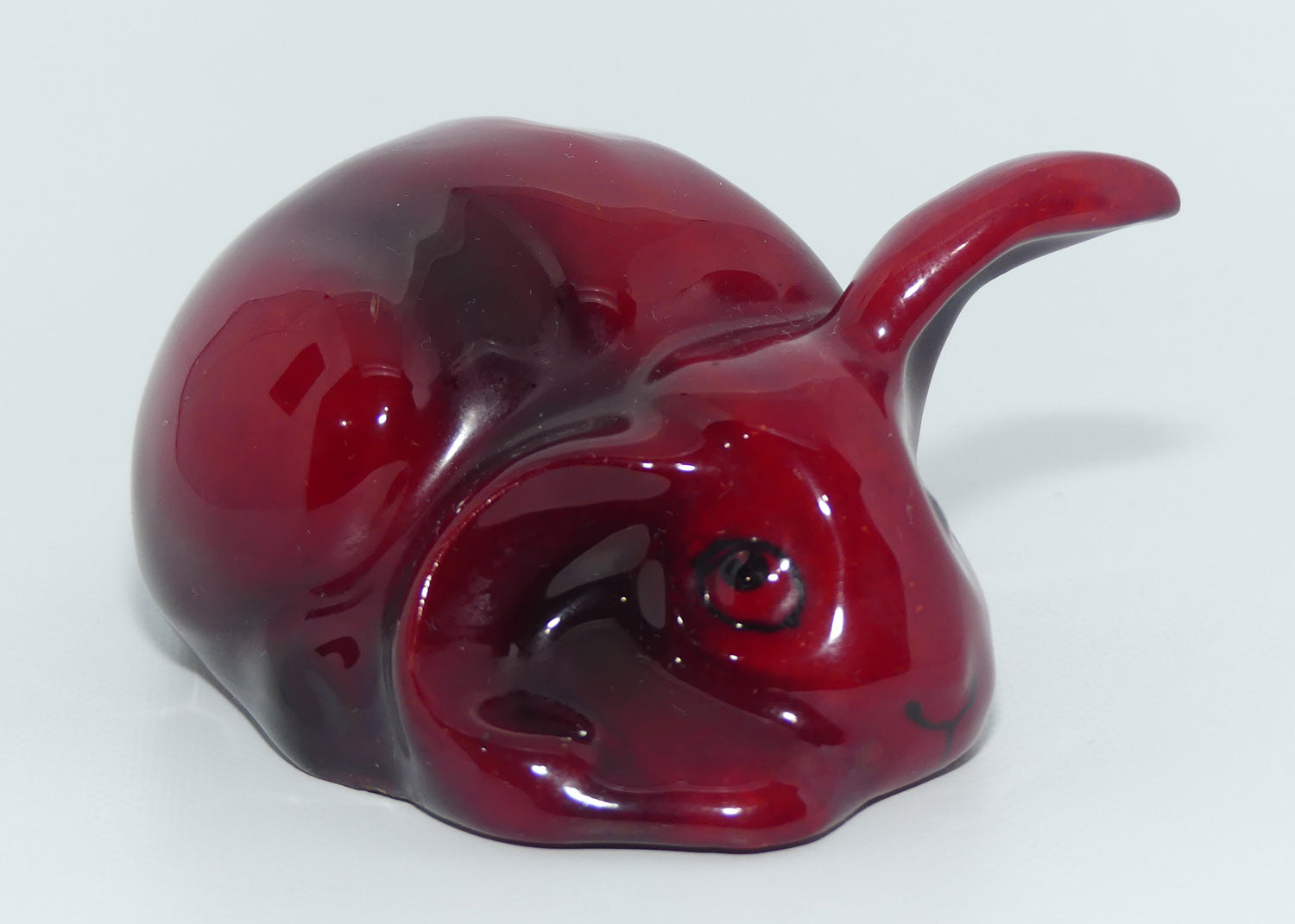Royal Doulton Flambe Lop Eared Rabbit | Crouching | unrecorded
