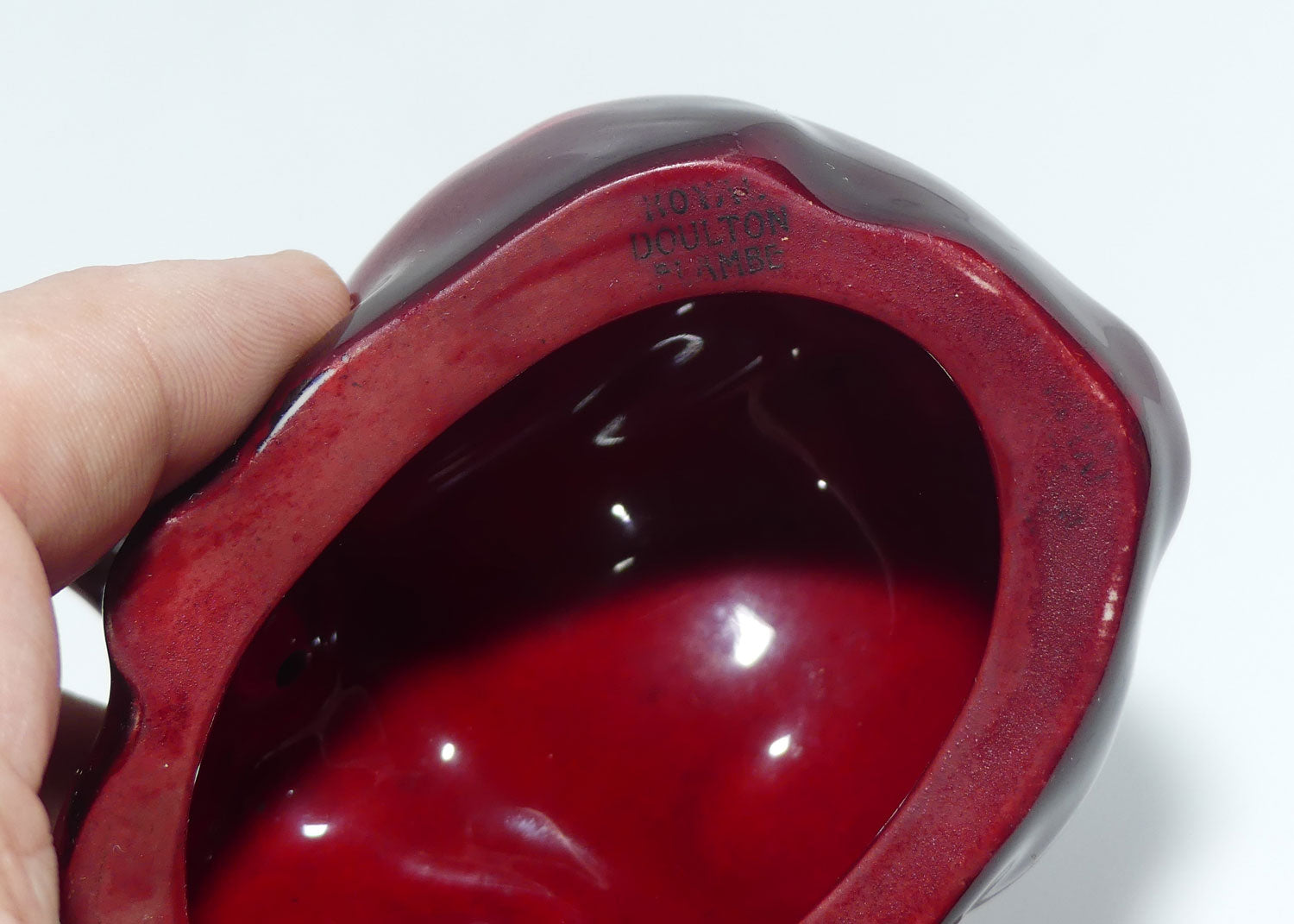 Royal Doulton Flambe Lop Eared Rabbit | Crouching | unrecorded