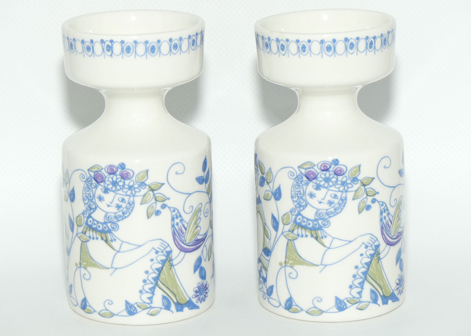 Figgjio Norway Turi Design Lotte pair of candle holders | 13cm tall