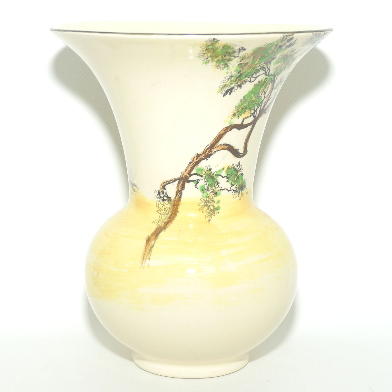 Royal Doulton Gleaners and Gypsies large flaired vase #1