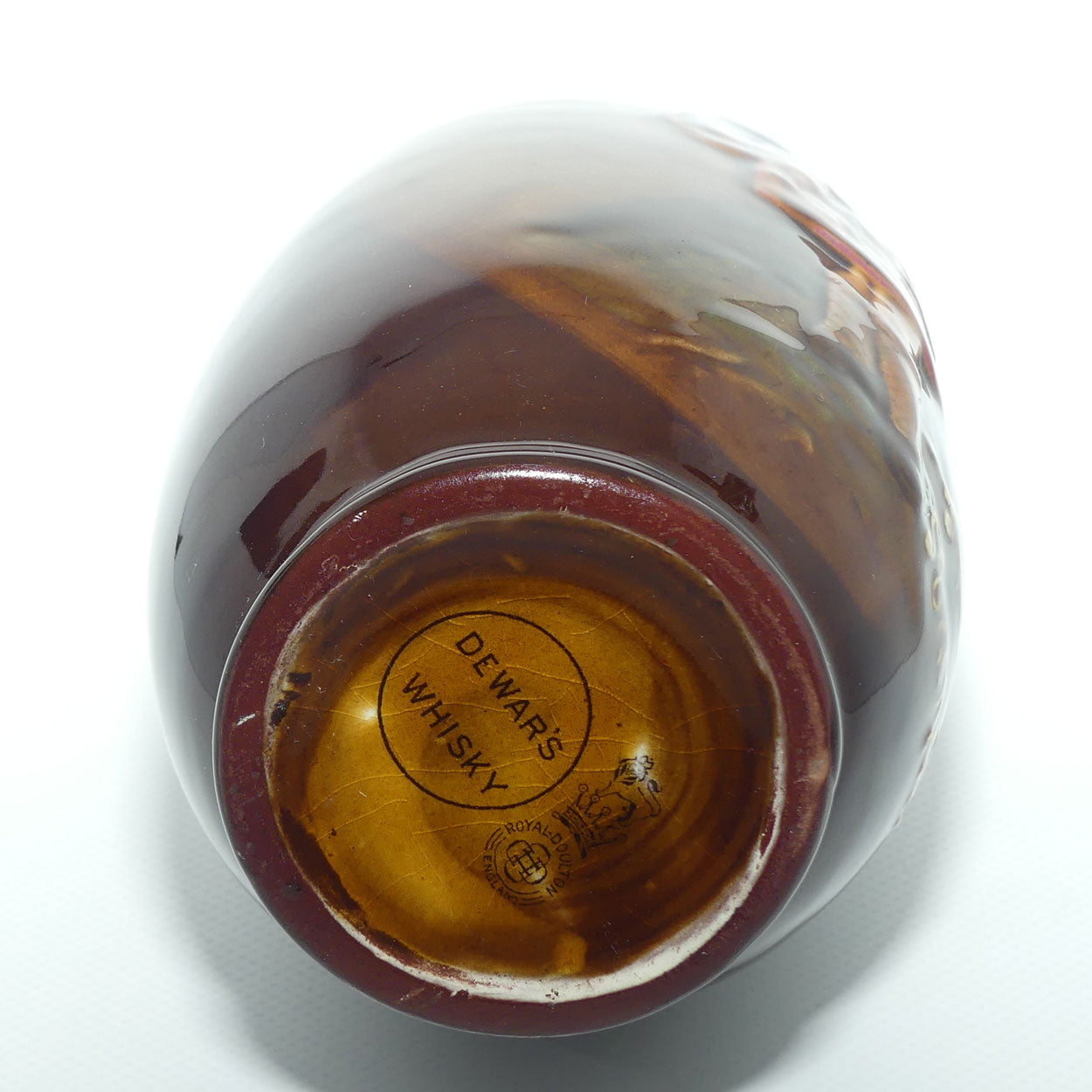 Royal Doulton Kingsware The McNab flask | + stopper | Dewars Whisky