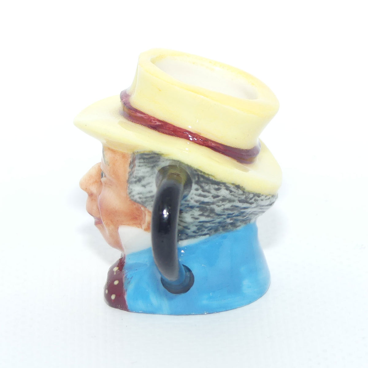Franklin Mint Porcelain tiny character jug | Mad Hatter by P Jackson