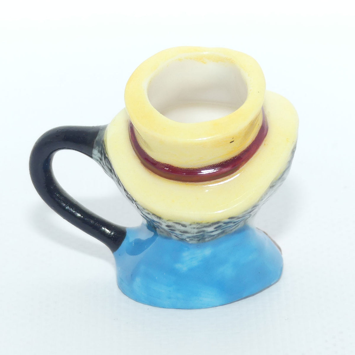 Franklin Mint Porcelain tiny character jug | Mad Hatter by P Jackson