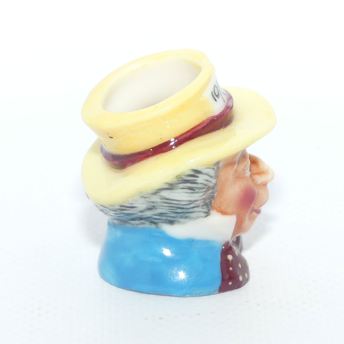 Franklin Mint Porcelain tiny character jug | Mad Hatter by P Jackson