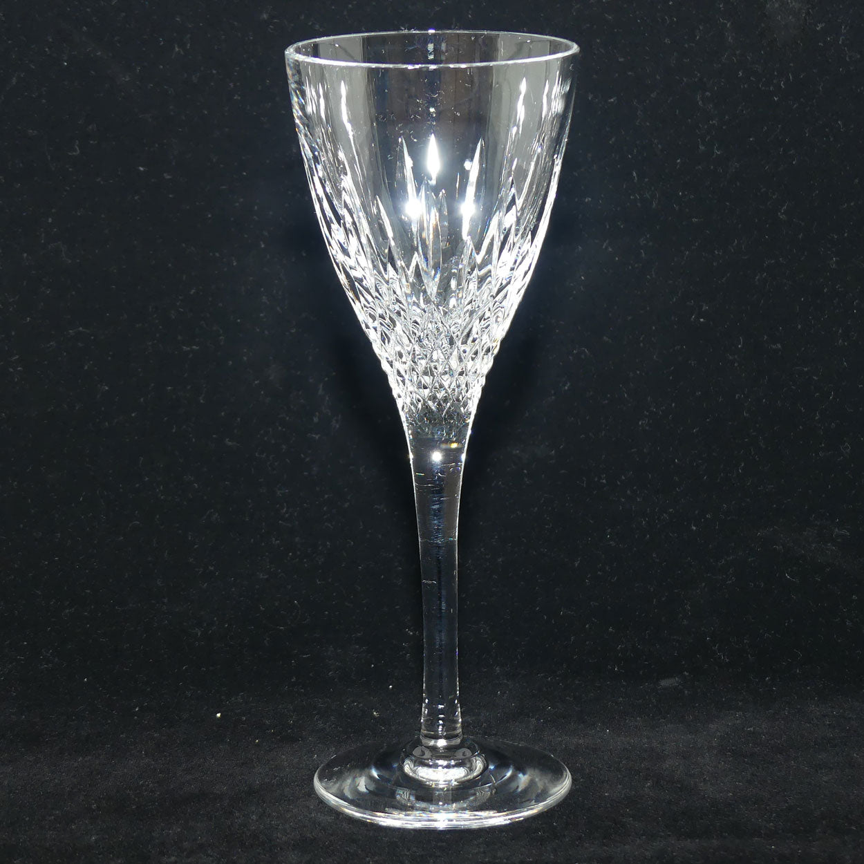 Stuart Crystal Madison pattern | set of 4 white Wine Glasses | 100ml | #1