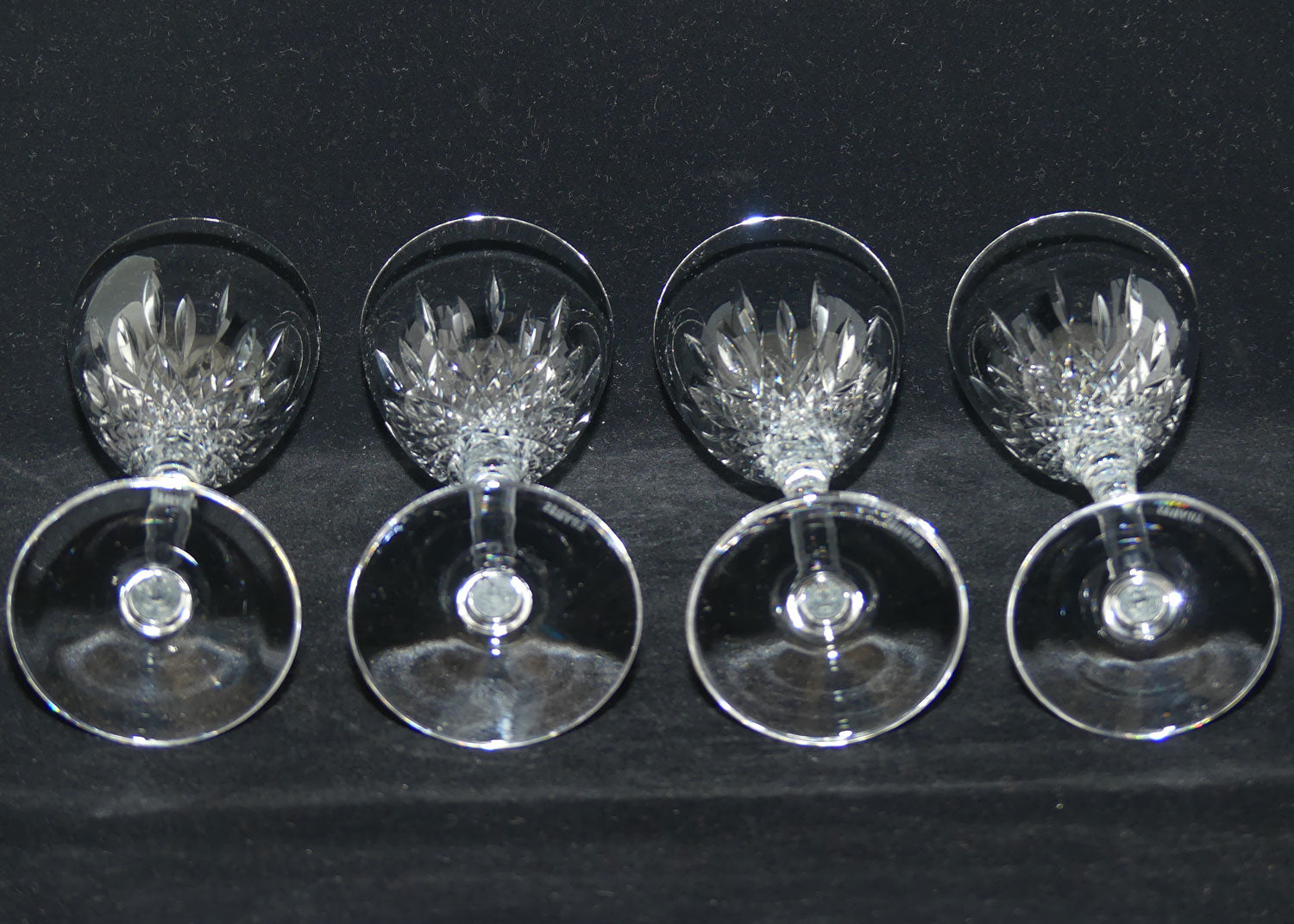 Stuart Crystal Madison pattern | set of 4 white Wine Glasses | 100ml | #1