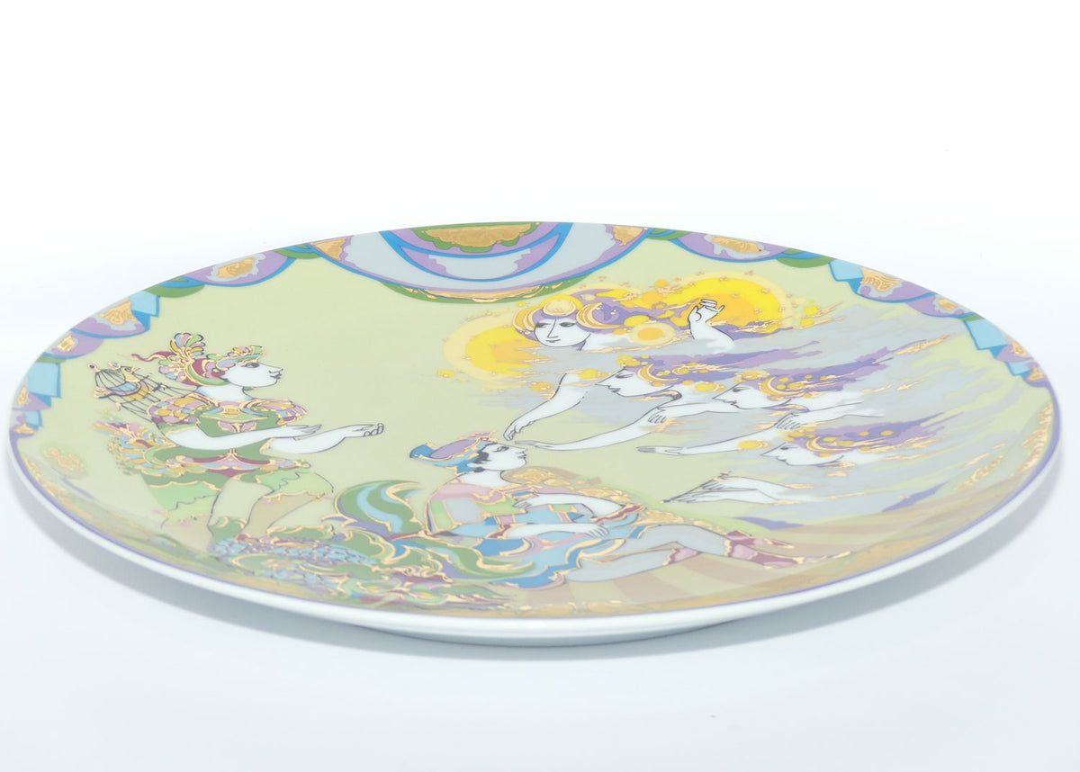 Rosenthal Bjorn Wiinblad very colourful and gilt Die Zauberflote | The Magic Flute | Mozart | wall charger