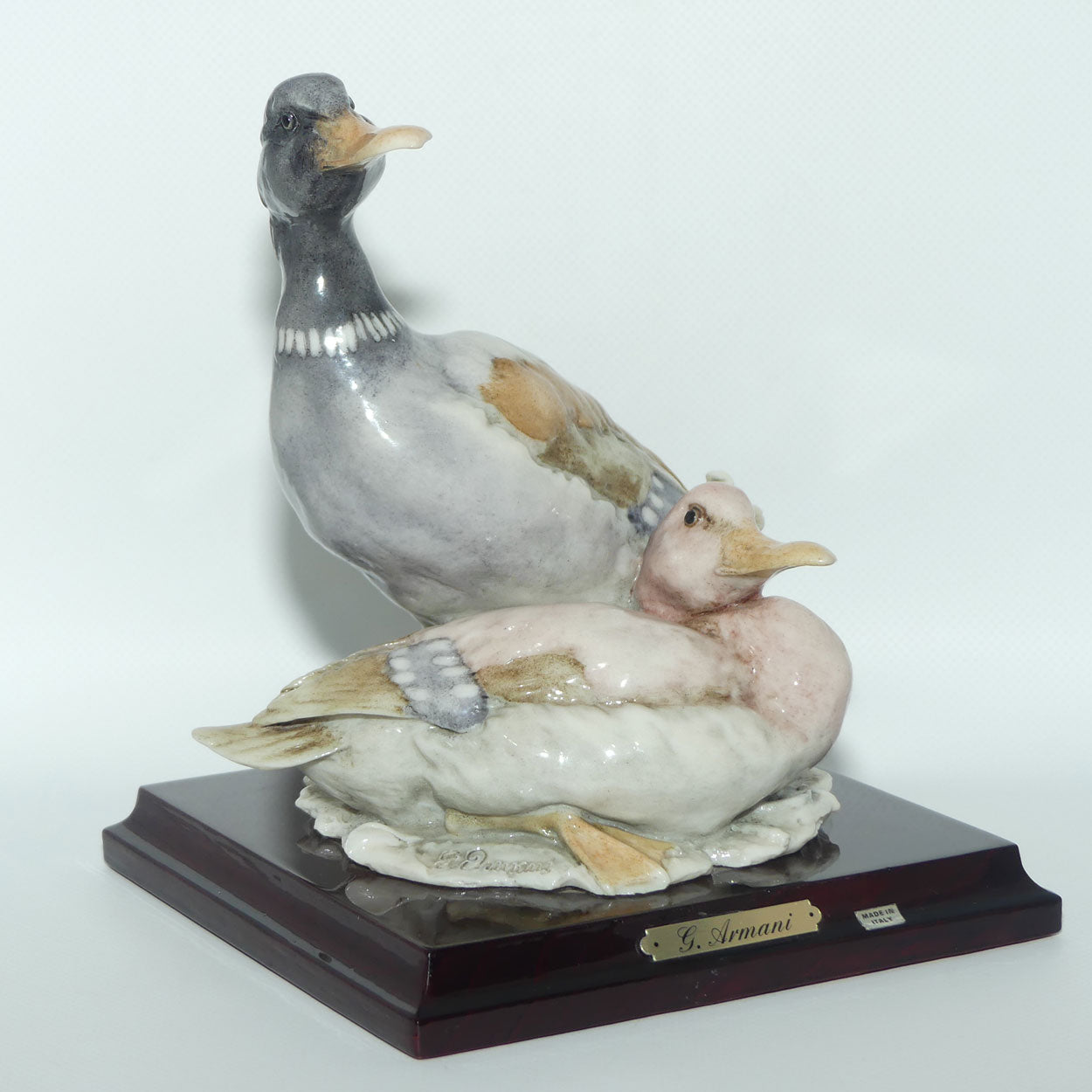 Giuseppe Armani Florence figure | Mallard Ducks | Gloss | figure only