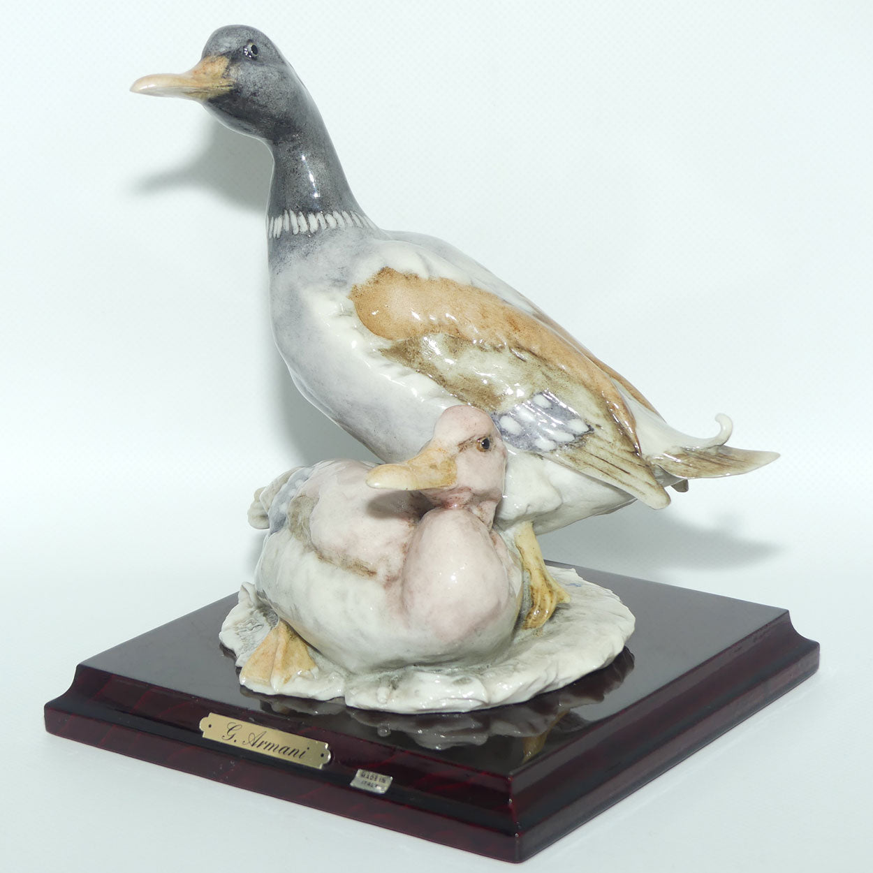 Giuseppe Armani Florence figure | Mallard Ducks | Gloss | figure only