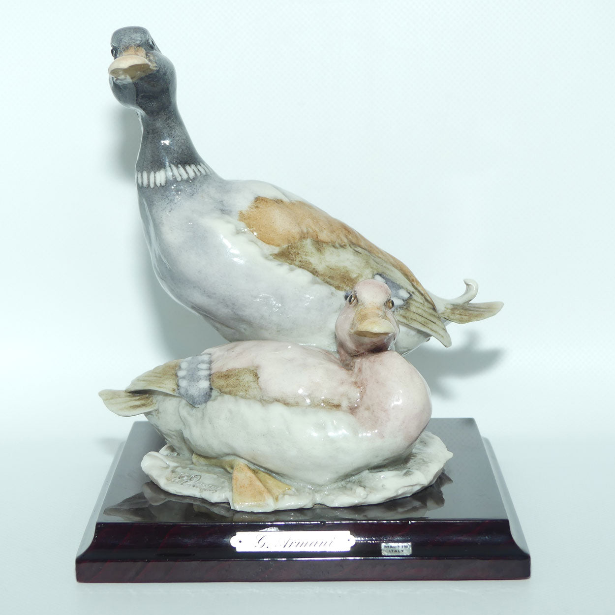 Giuseppe Armani Florence figure | Mallard Ducks | Gloss | figure only