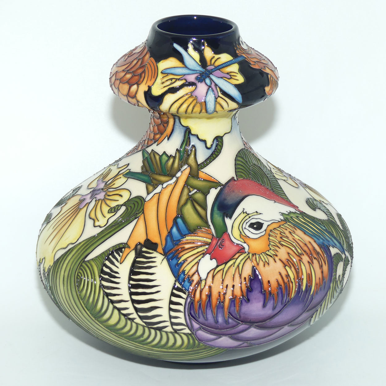Moorcroft Mandarin 444/9 vase (Ltd Ed; #1 of 30)