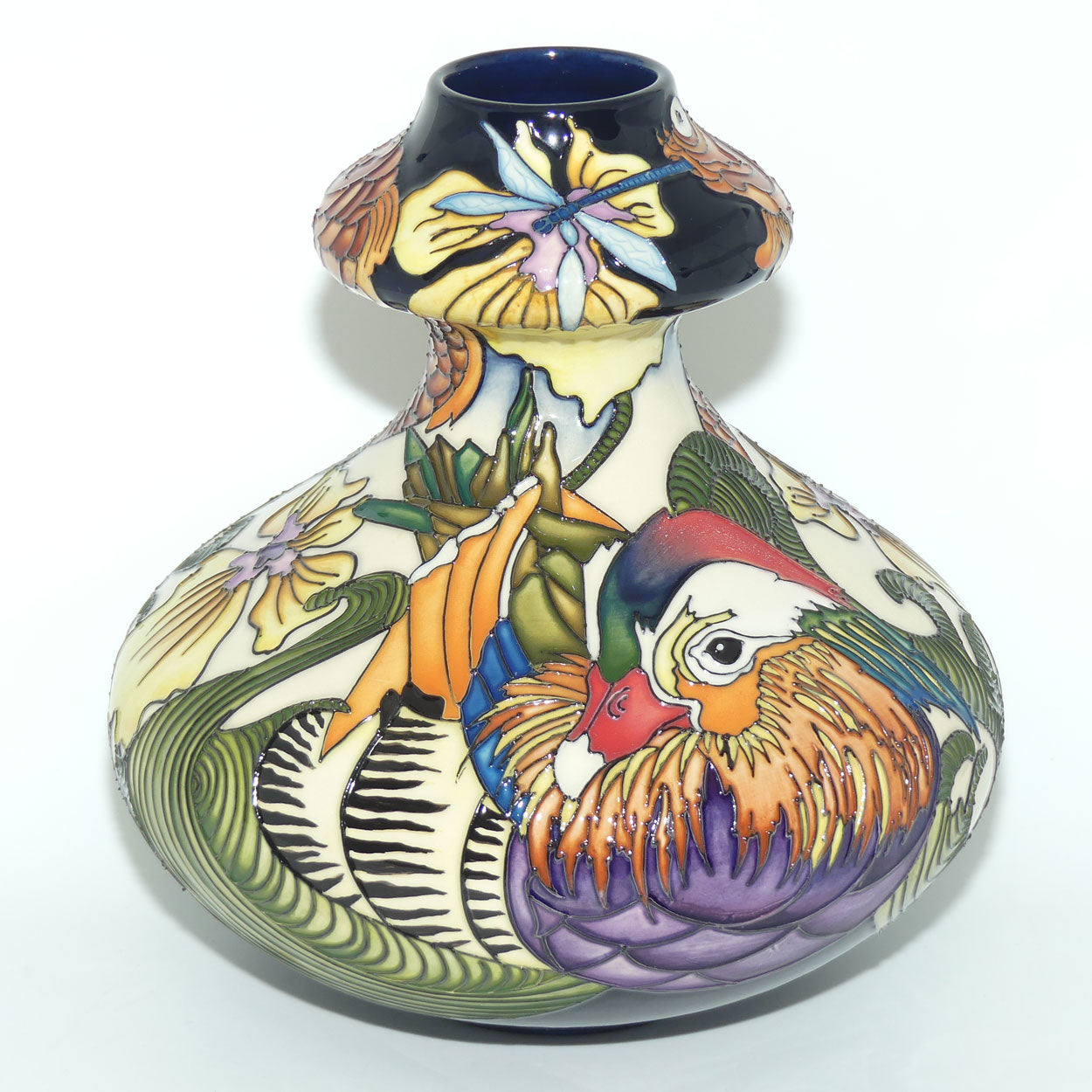 Moorcroft Mandarin 444/9 vase (Ltd Ed; #1 of 30)