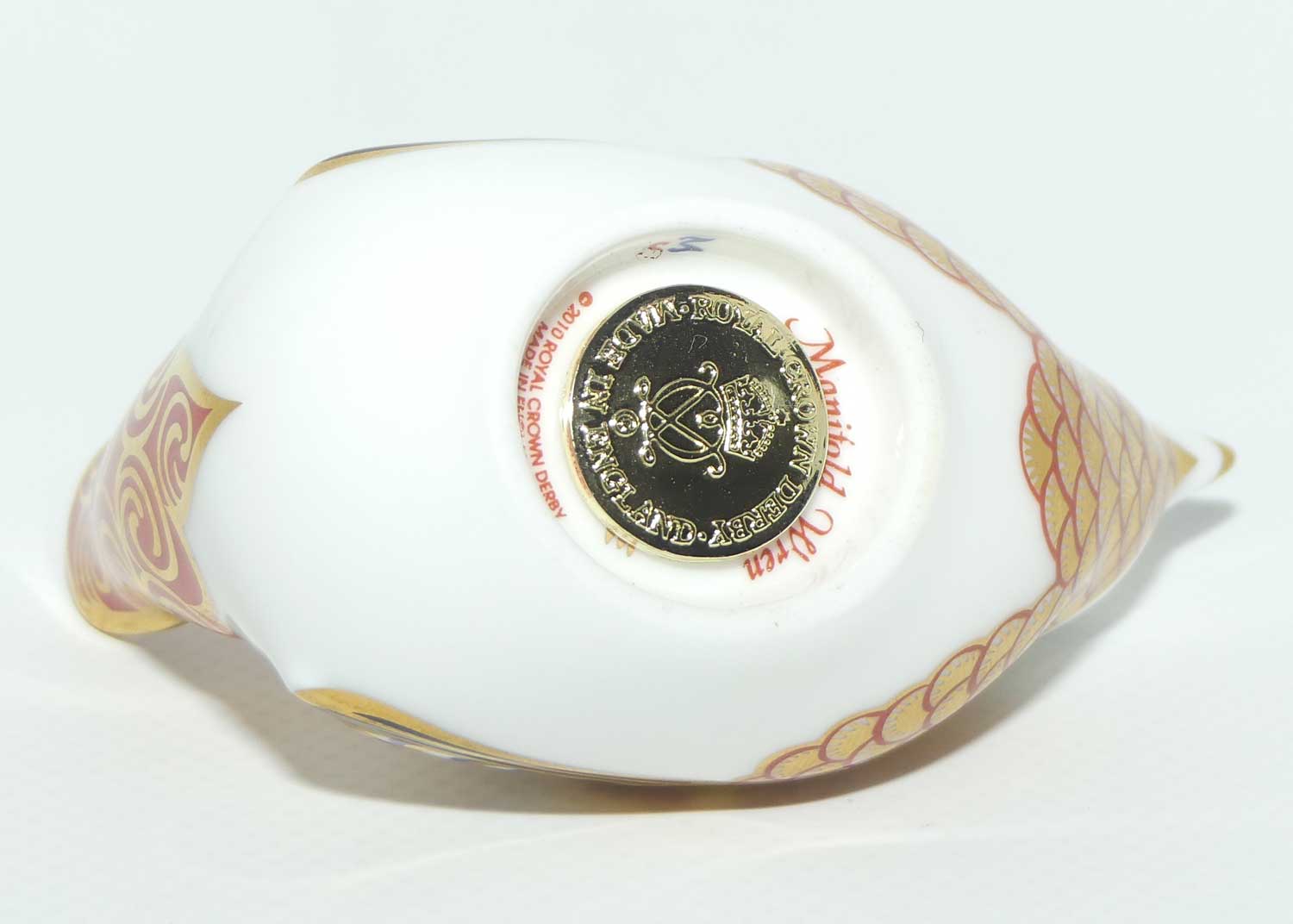 Royal Crown Derby paperweight | Manifold Wren | boxed