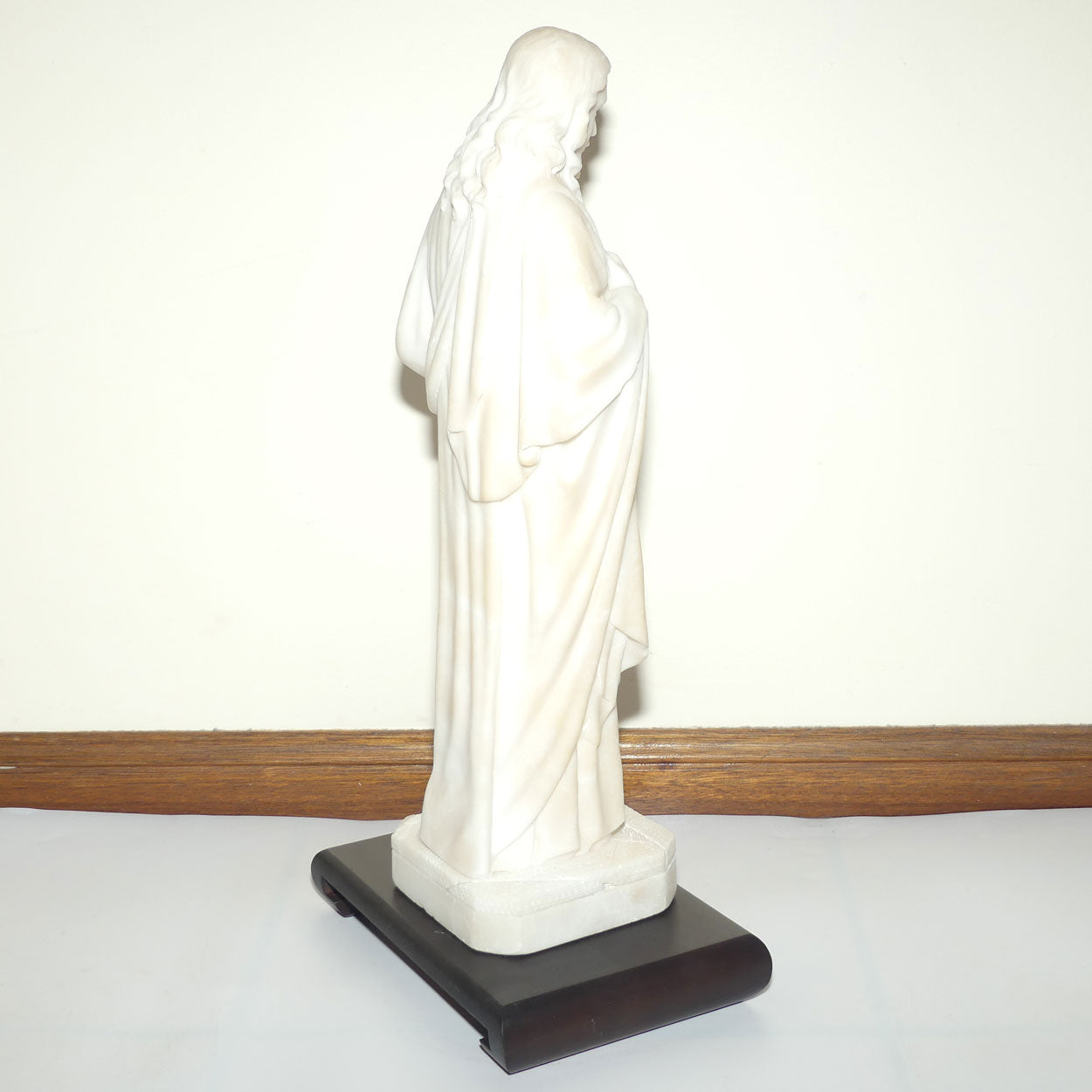 Victorian era Marble figure of Jesus | Sacred Heart of Jesus | 46cm