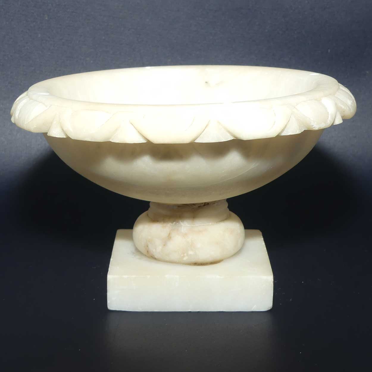 Vintage Italian Marble and Alabaster Fountain | Small size | 4 Birds at Fountain