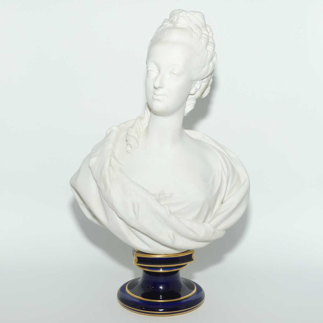Manufacture de Sèvres Bisque Bust of Marie Antoinette