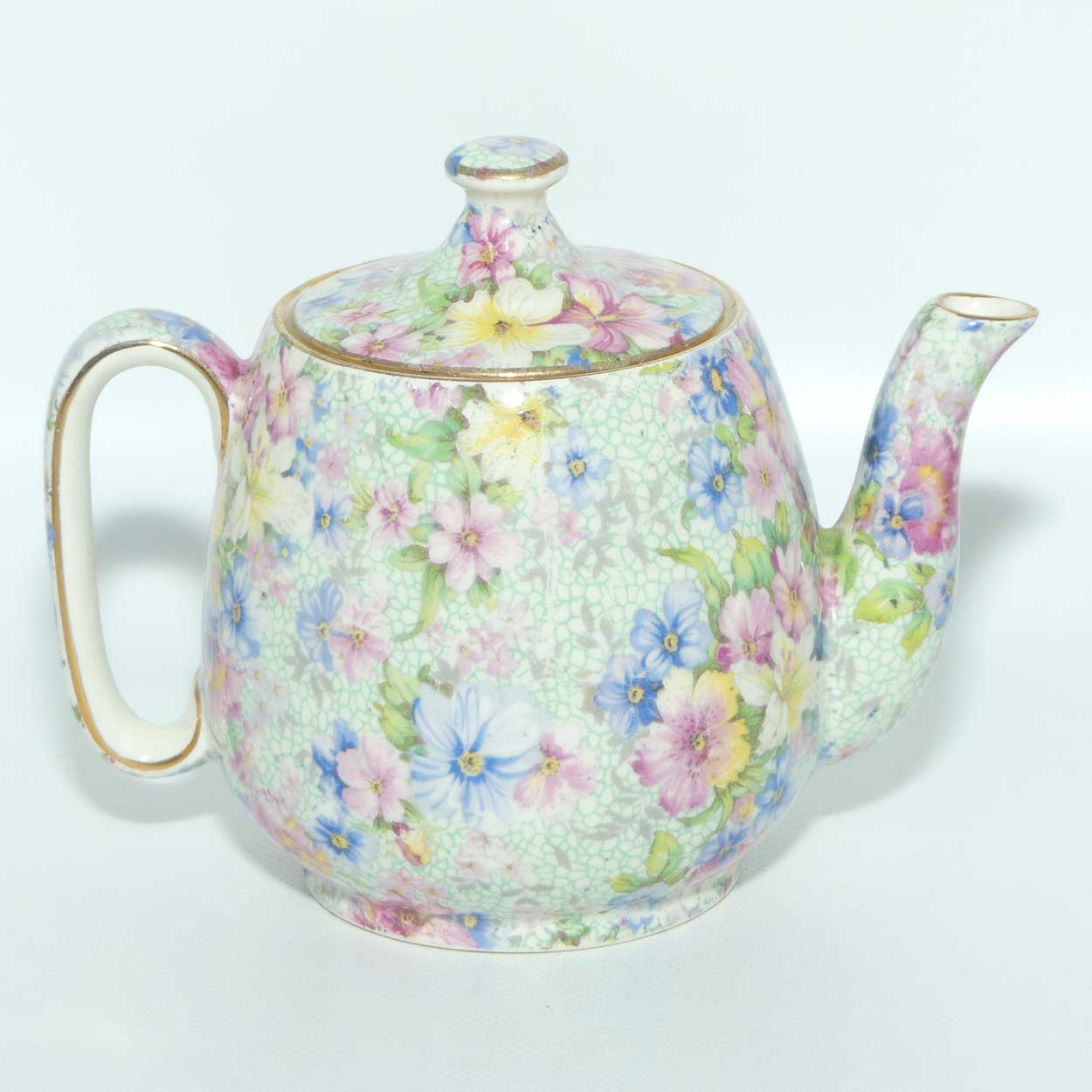 Royal Winton Marion Chintz teapot for one
