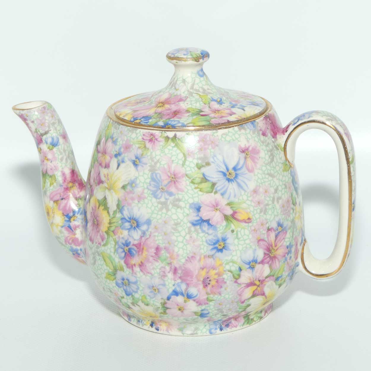 Royal Winton Marion Chintz teapot for one