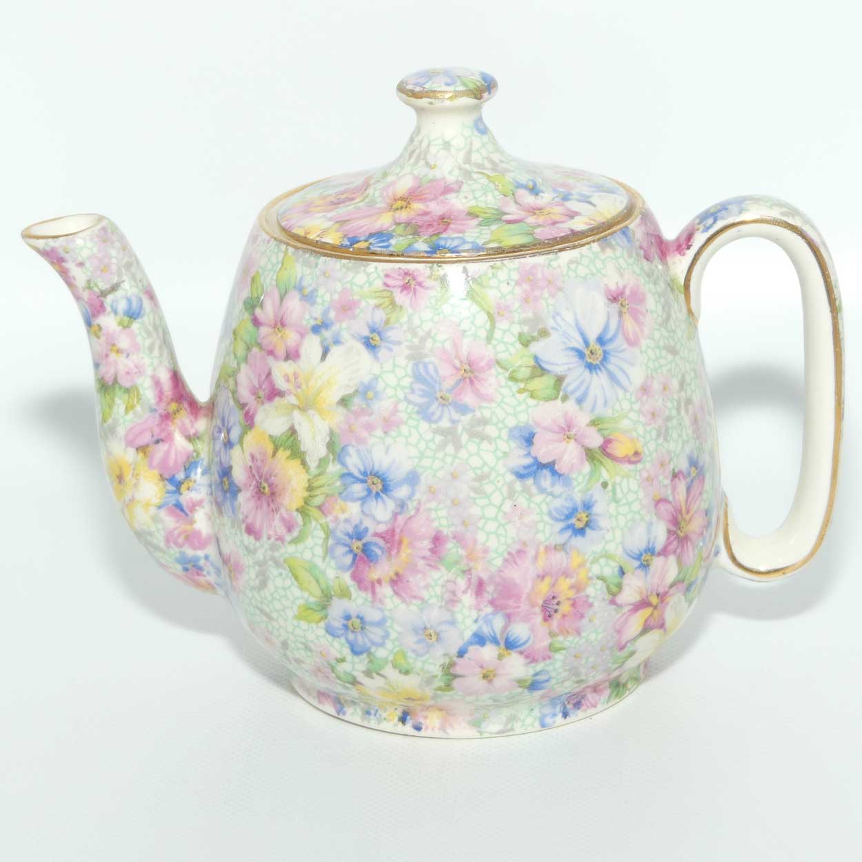 Royal Winton Marion Chintz teapot for one