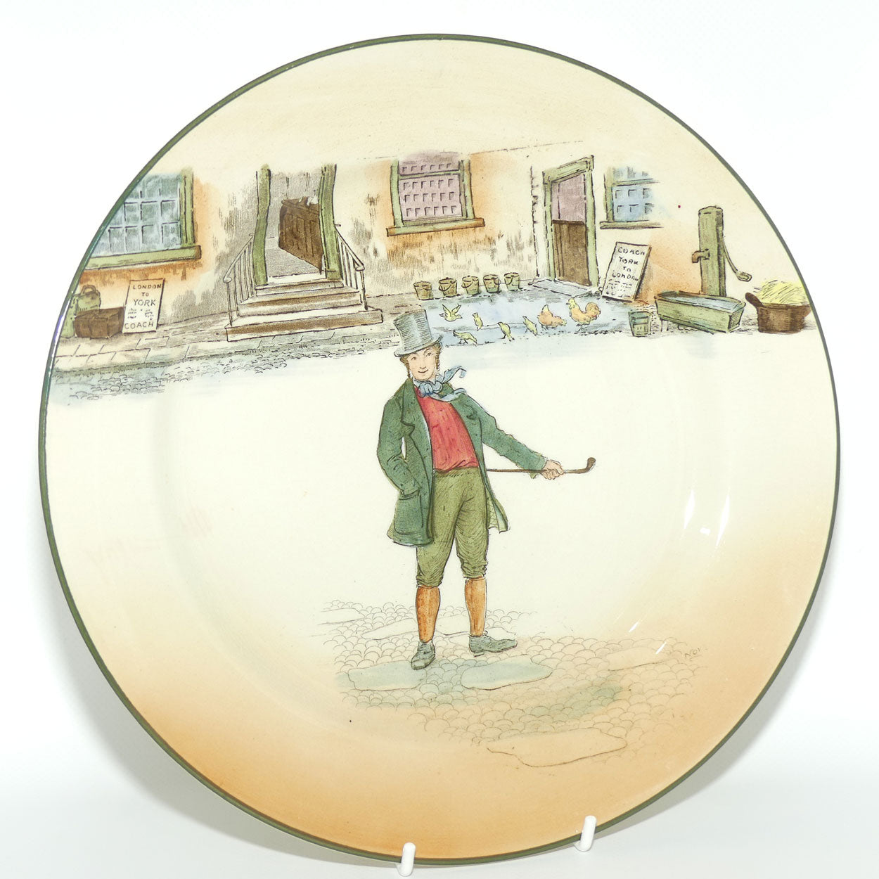 Royal Doulton Dickens Mark Tapley rack plate | 26cm