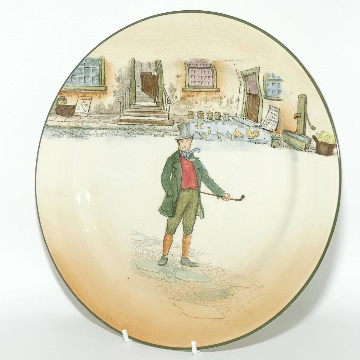Royal Doulton Dickens Mark Tapley rack plate | 26cm