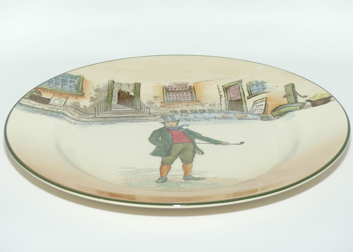 Royal Doulton Dickens Mark Tapley rack plate | 26cm