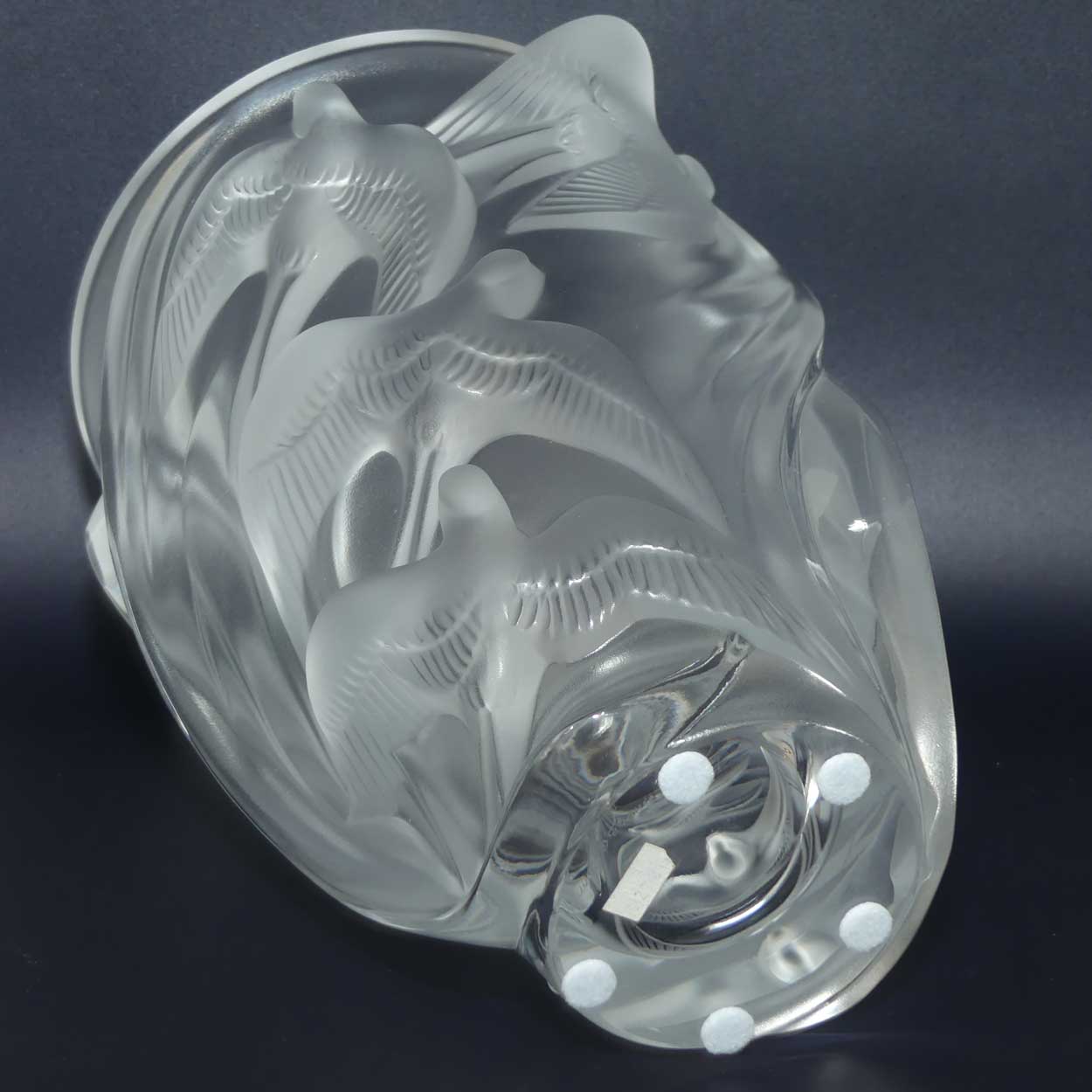 Lalique France Martinets vase