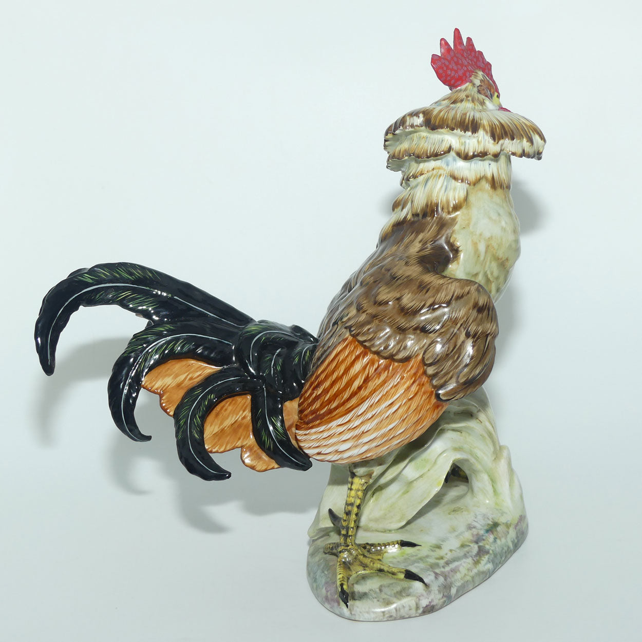 C Martino Spain finely modelled figure of a Rooster