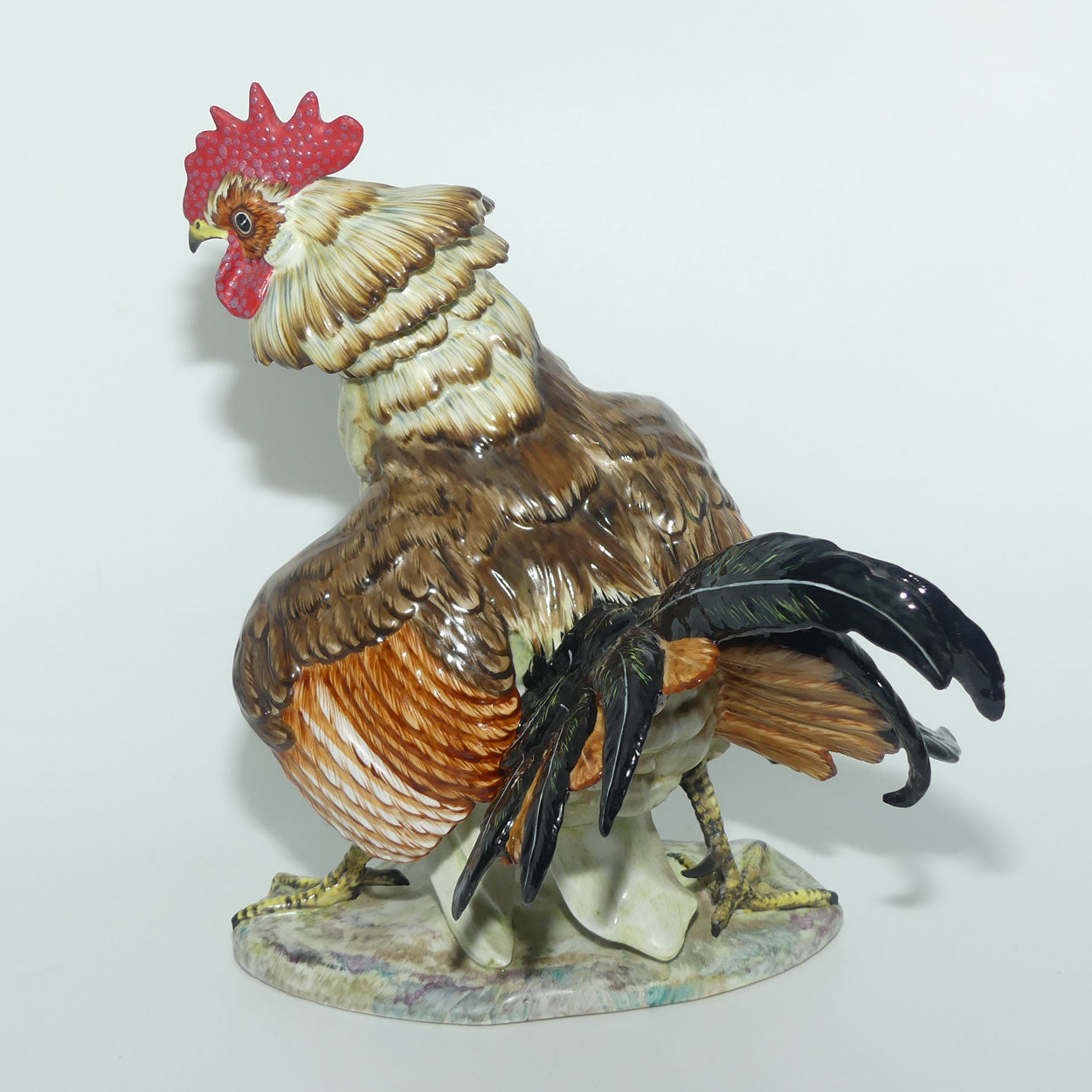 C Martino Spain finely modelled figure of a Rooster