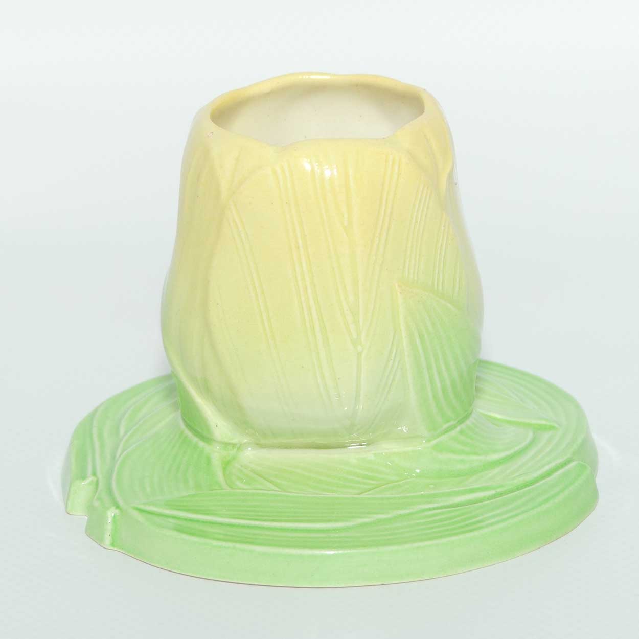 Carlton Ware Green and Gold Tulip vase | Shape 1736