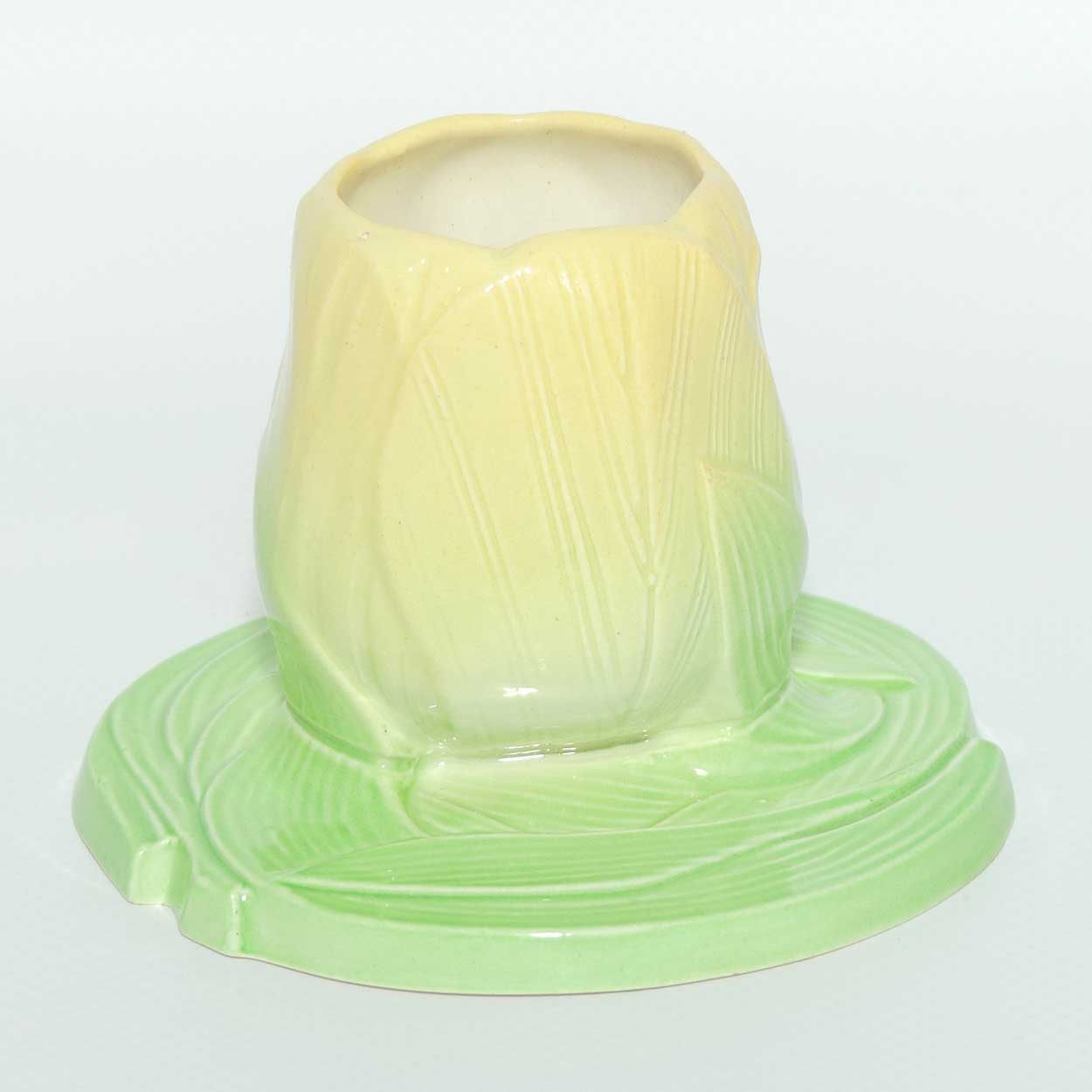 Carlton Ware Green and Gold Tulip vase | Shape 1736