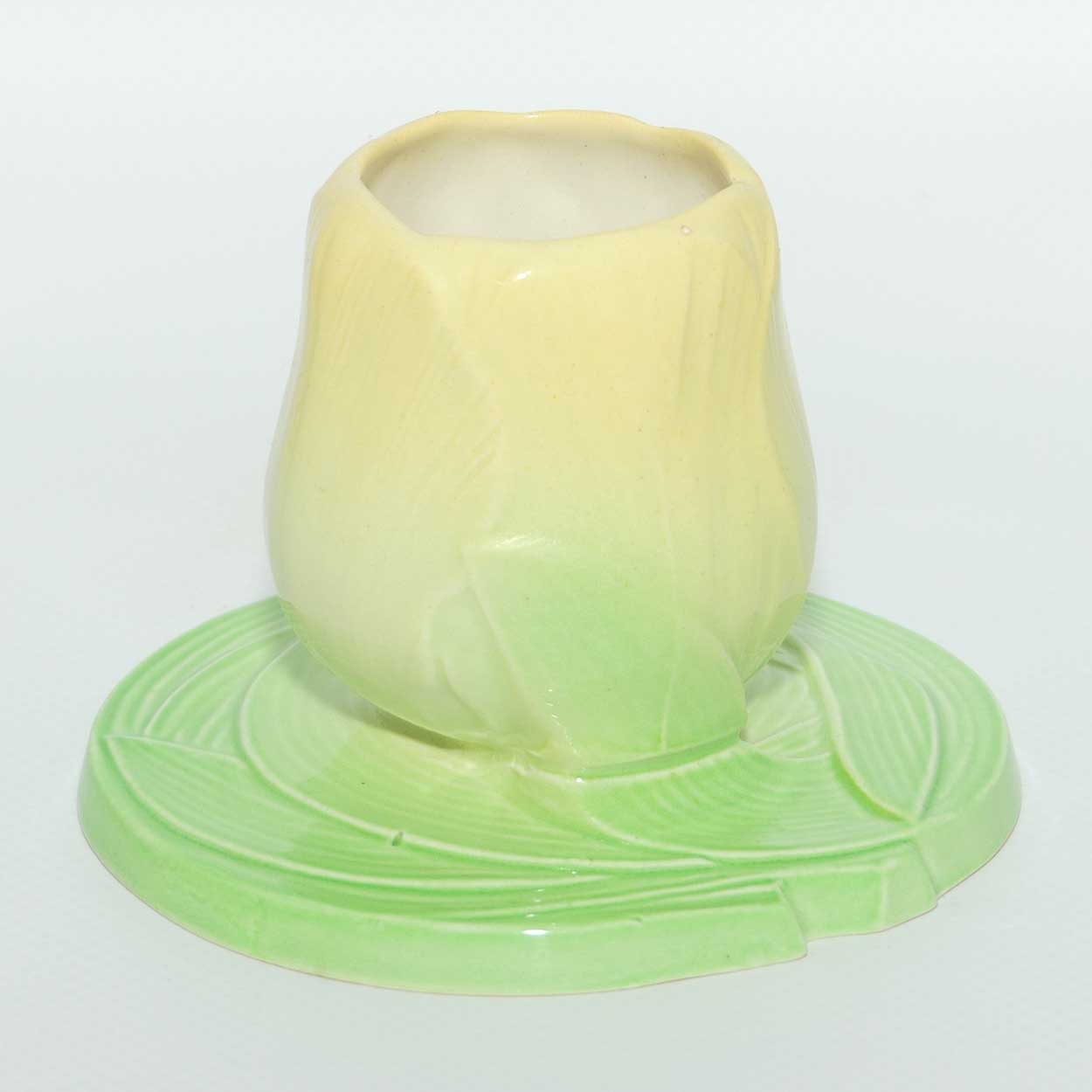 Carlton Ware Green and Gold Tulip vase | Shape 1736