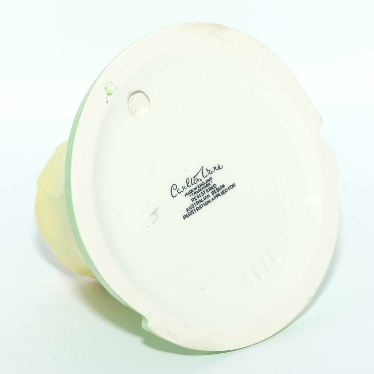 Carlton Ware Green and Gold Tulip vase | Shape 1736