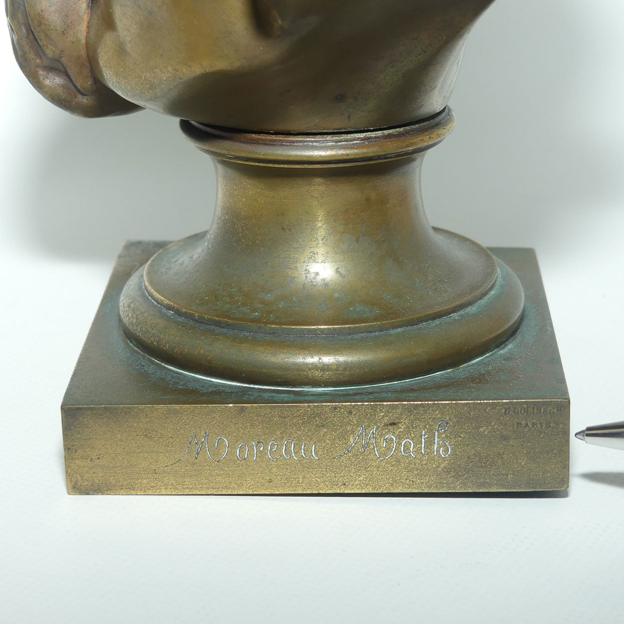 French Gilt Bronze of a Young Faun by Matharin Moreau by E. Colin & Cie. Paris