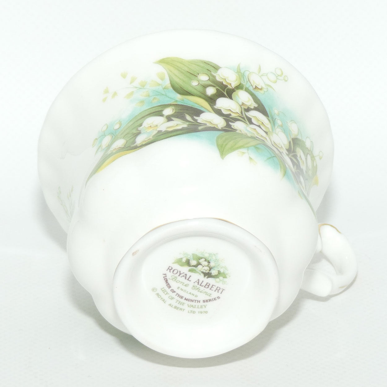 Royal Albert Bone China England | Flower of the Month series | May Lily of the Valley duo