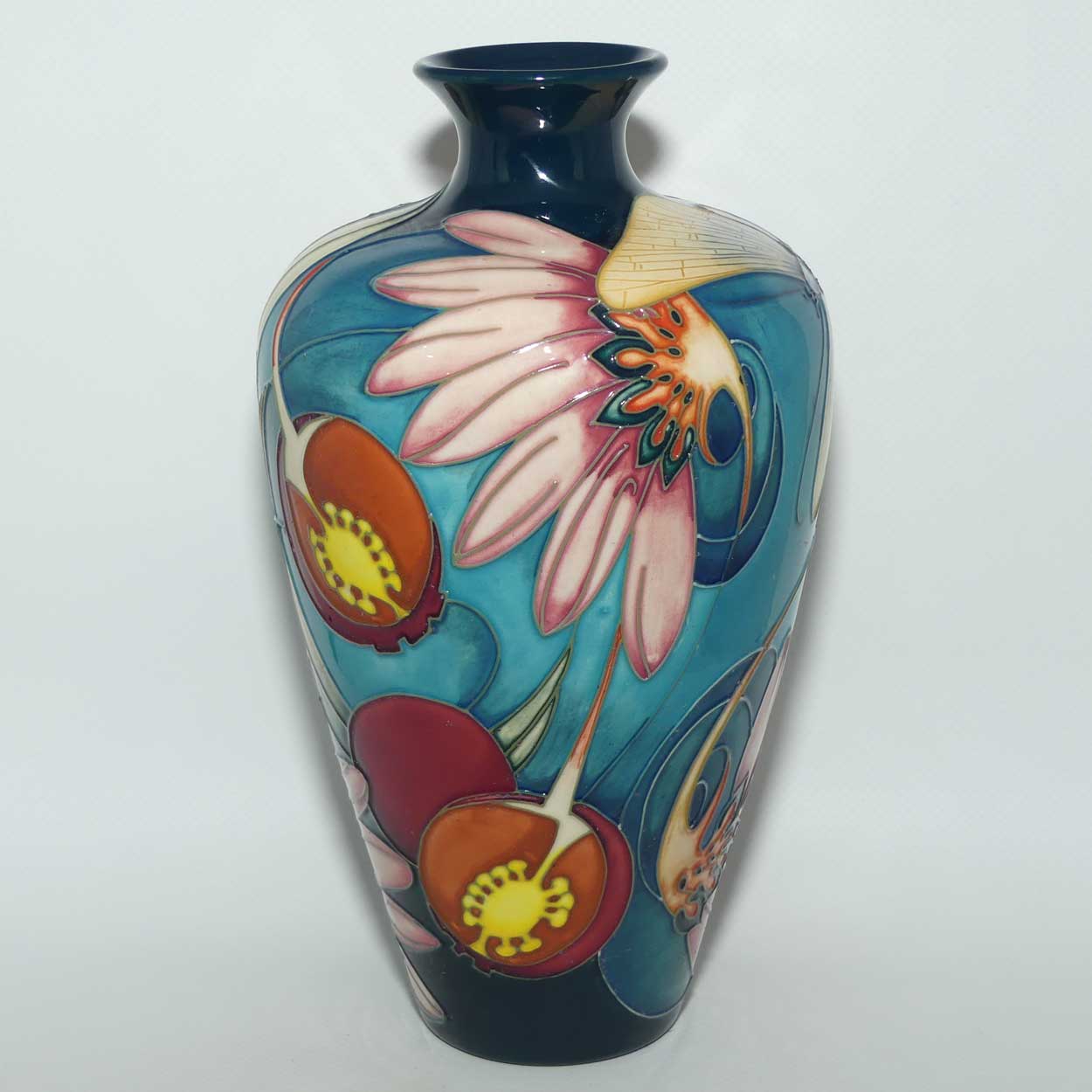 Moorcroft Mayfly vase | Shape 72/9 | signed Hugh Edwards