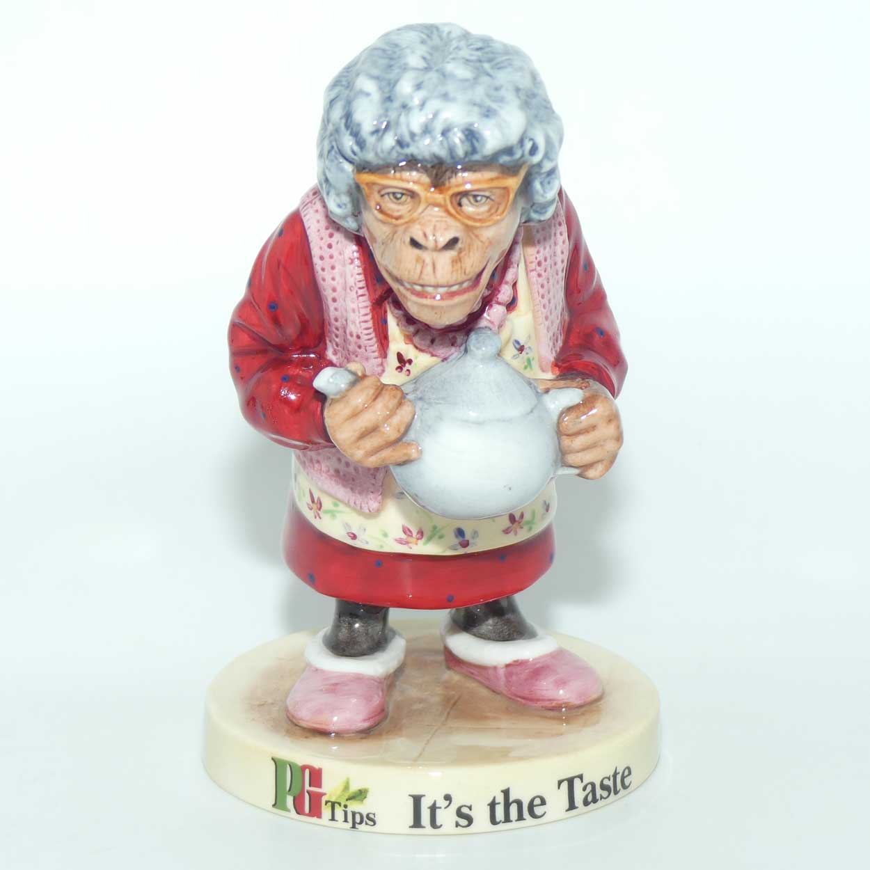 MCL25 Royal Doulton Millenium Collectables Advertising Classics figure | PG TIPS CHIMP | ADA | Ltd Ed