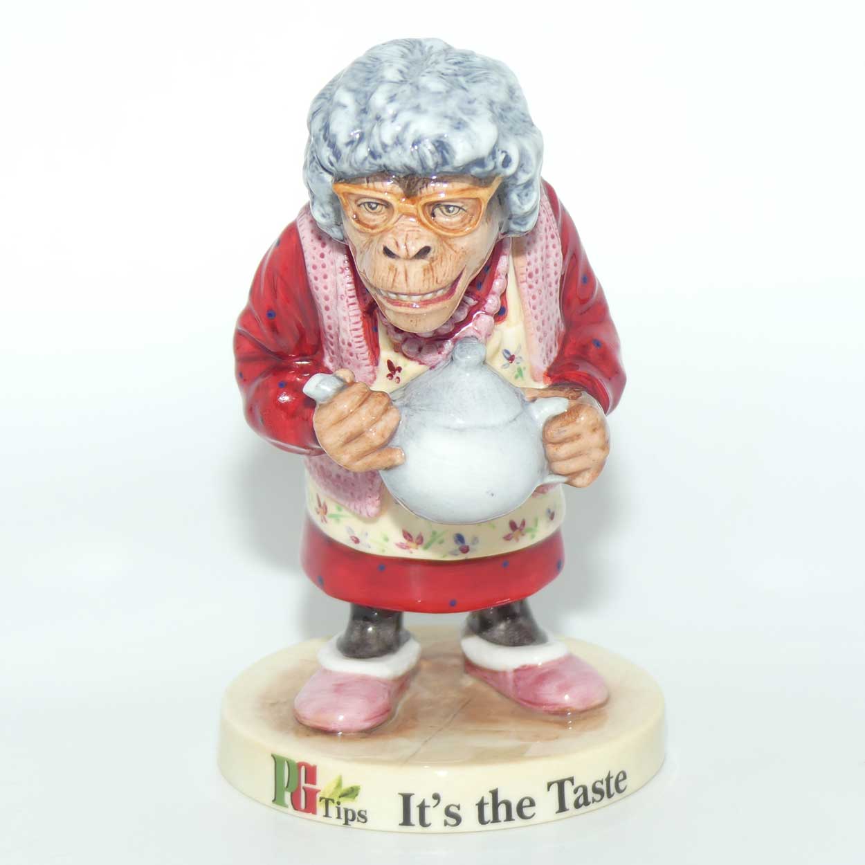 MCL25 Royal Doulton Millenium Collectables Advertising Classics figure | PG TIPS CHIMP | ADA | Ltd Ed