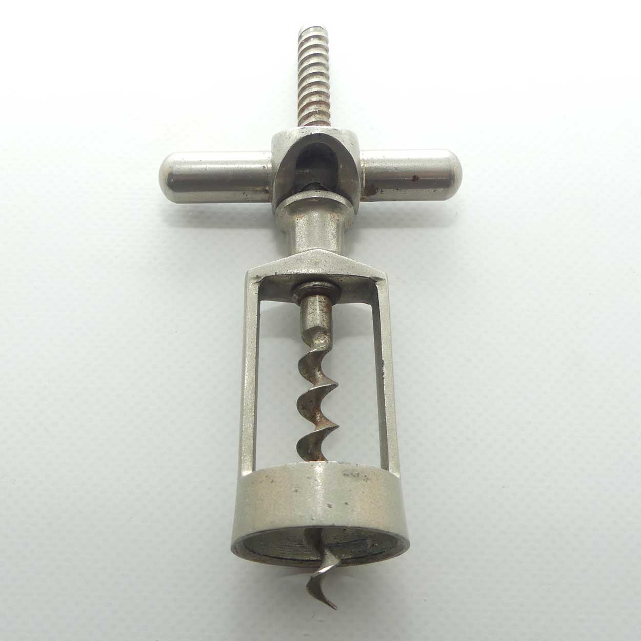 Antique Flip Nut Mechanical Corkscrew