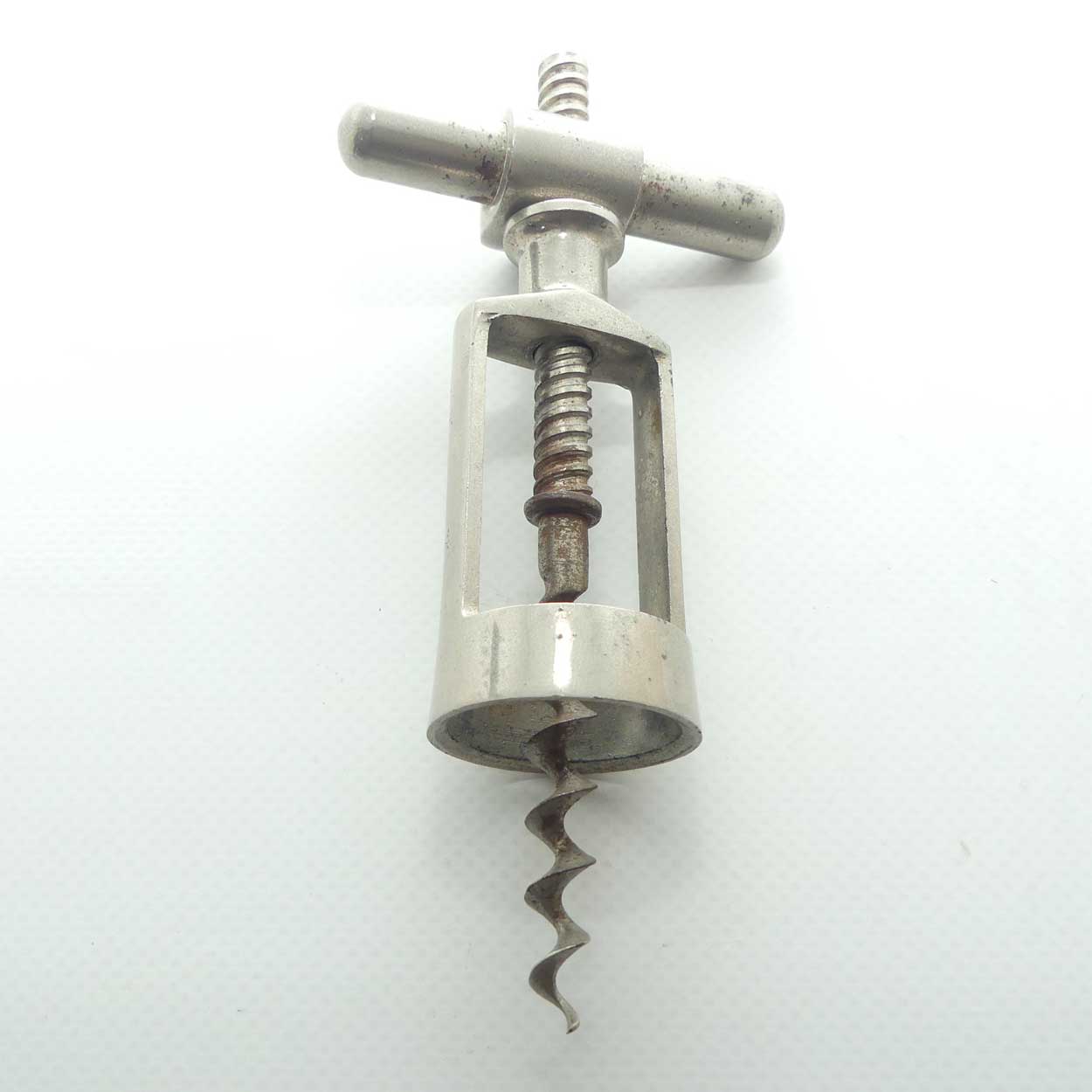 Antique Flip Nut Mechanical Corkscrew