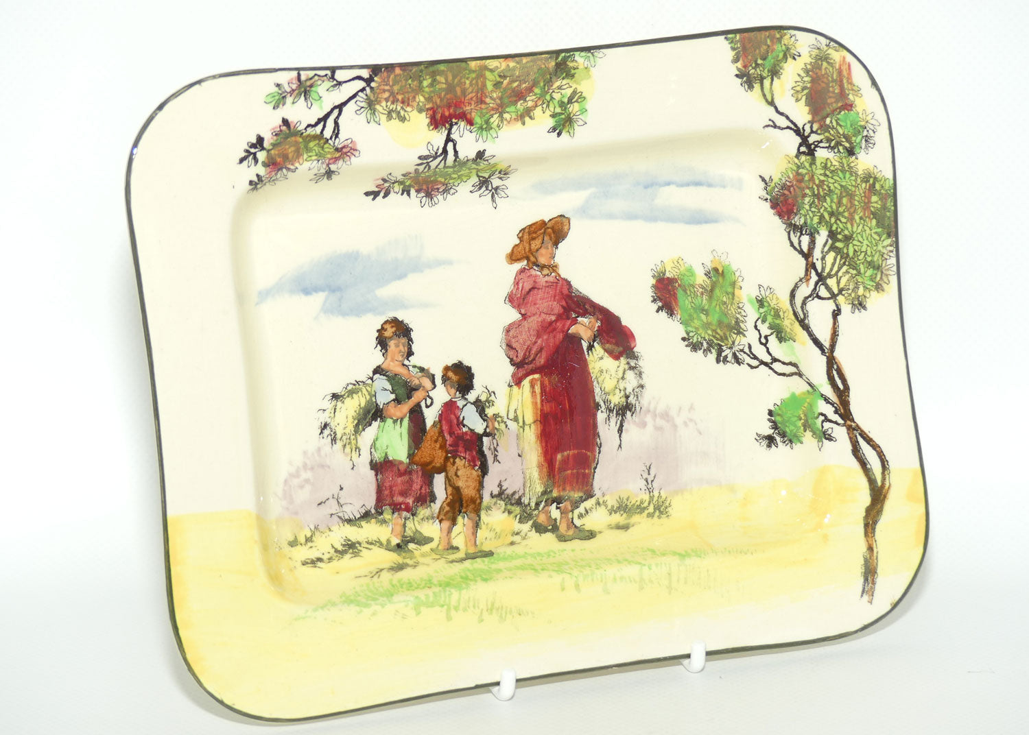 Royal Doulton Gleaners and Gypsies tray D4983