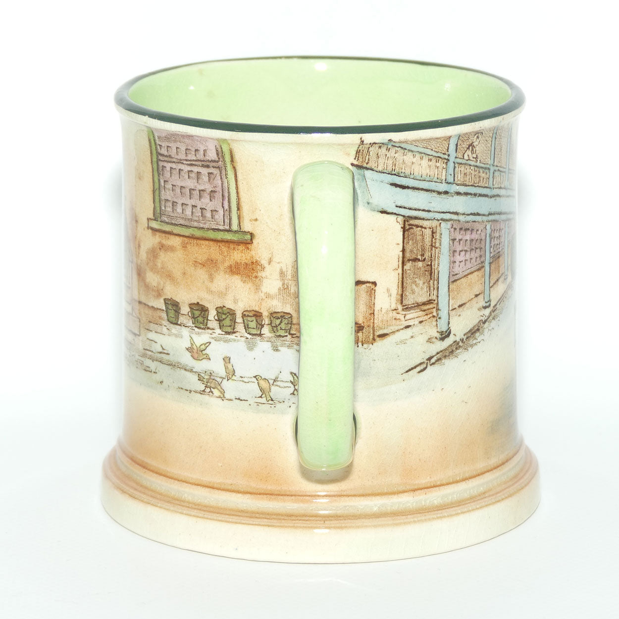 Royal Doulton Dickens Mr Micawber small loving cup D2973