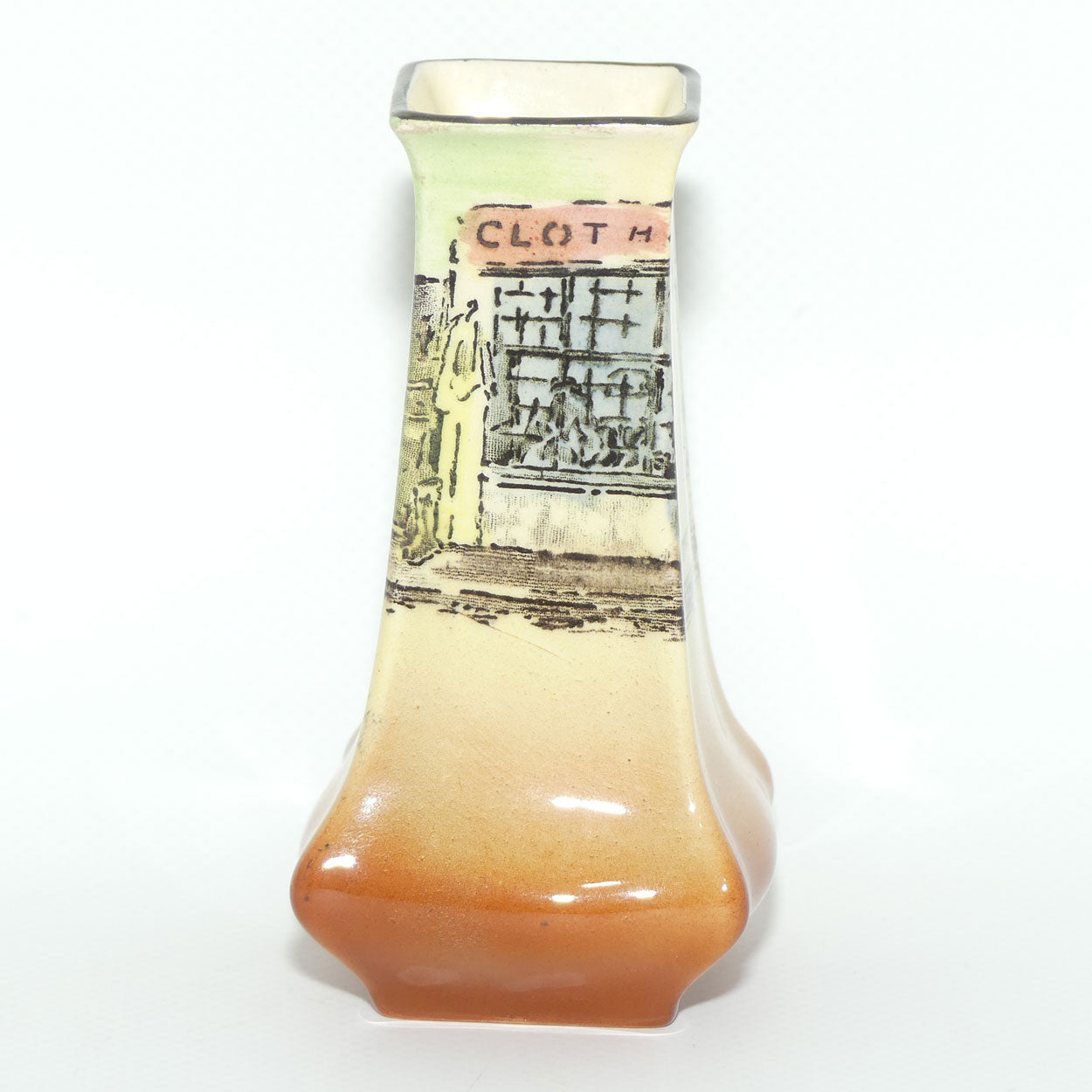 Royal Doulton Dickens Mr Micawber small flaired vase