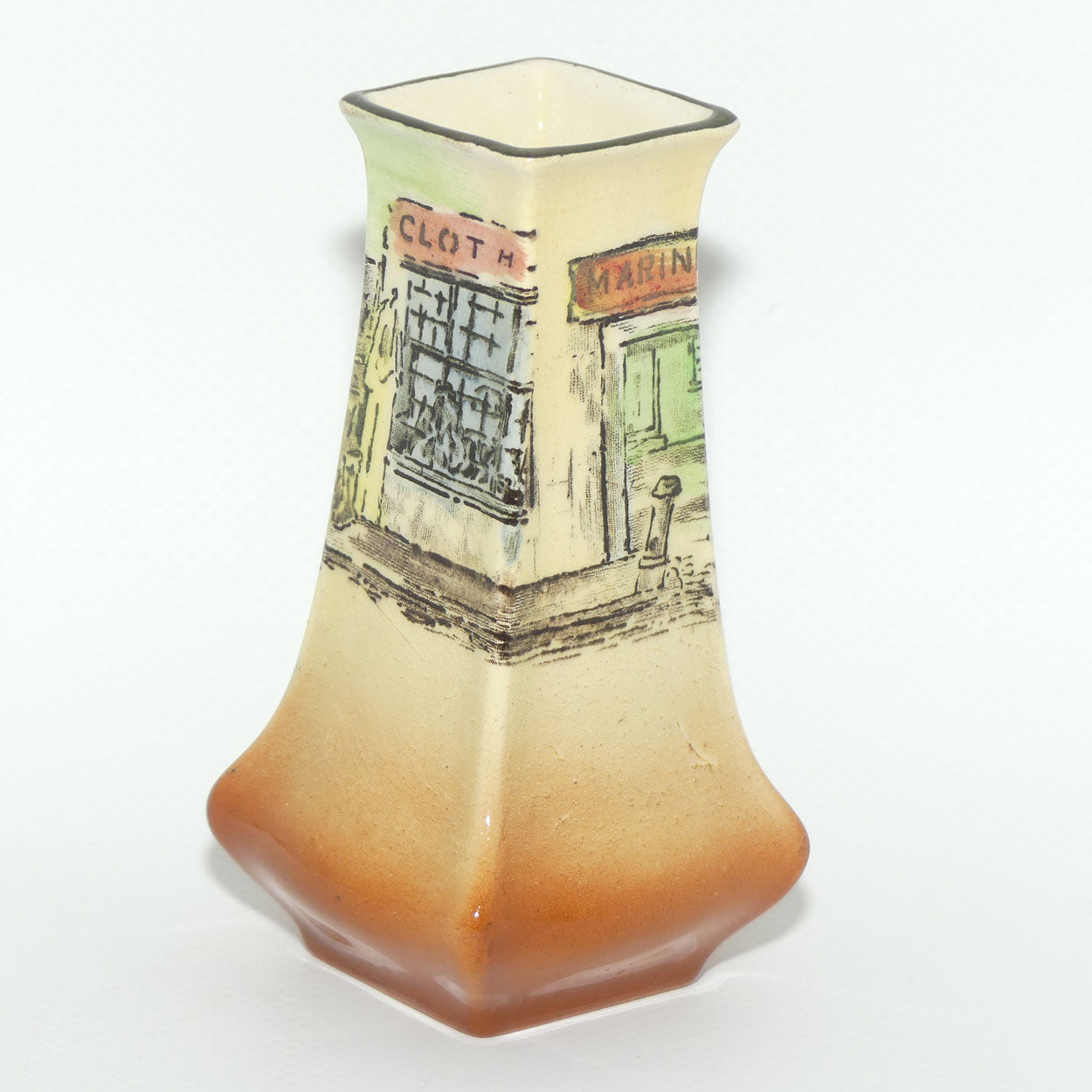 Royal Doulton Dickens Mr Micawber small flaired vase