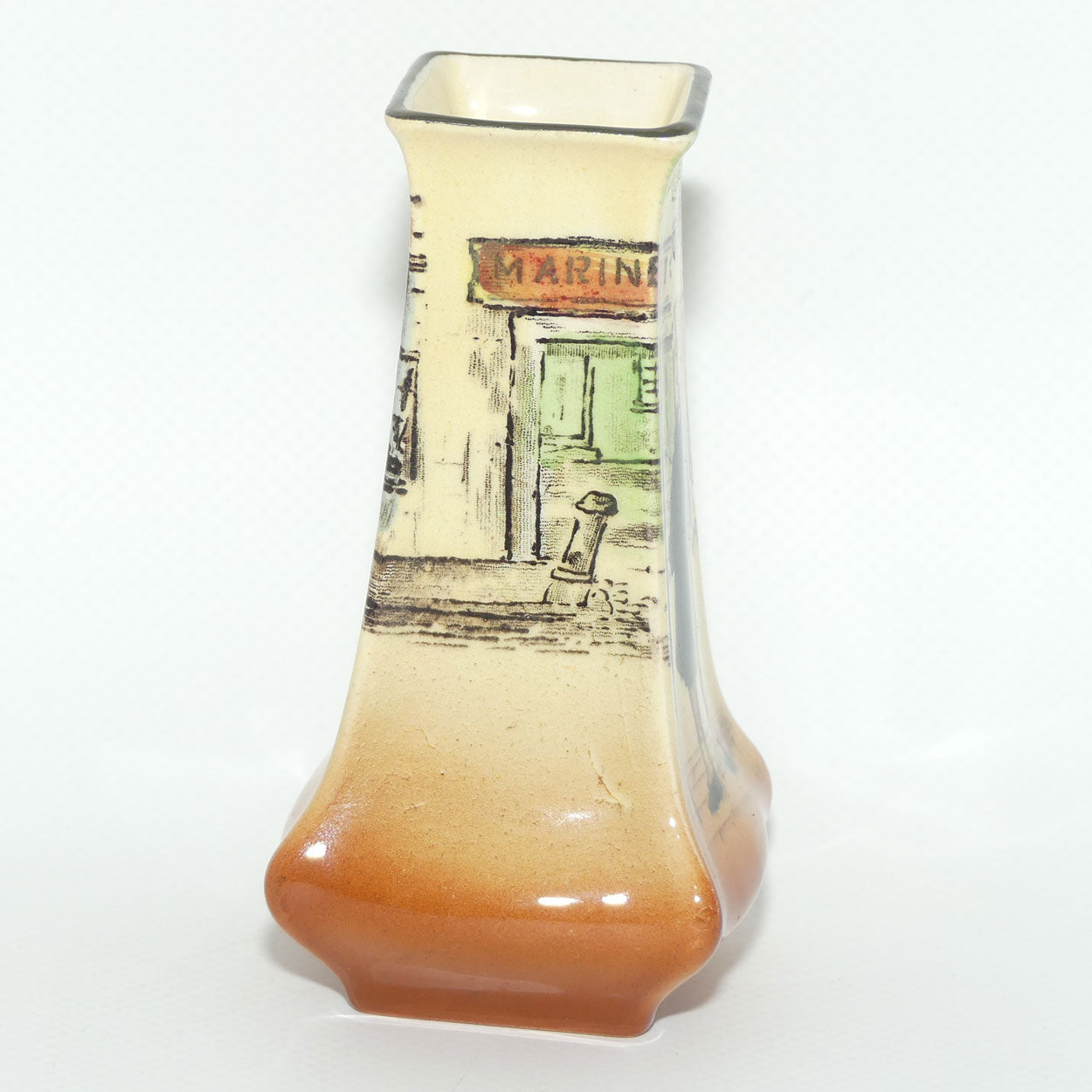 Royal Doulton Dickens Mr Micawber small flaired vase