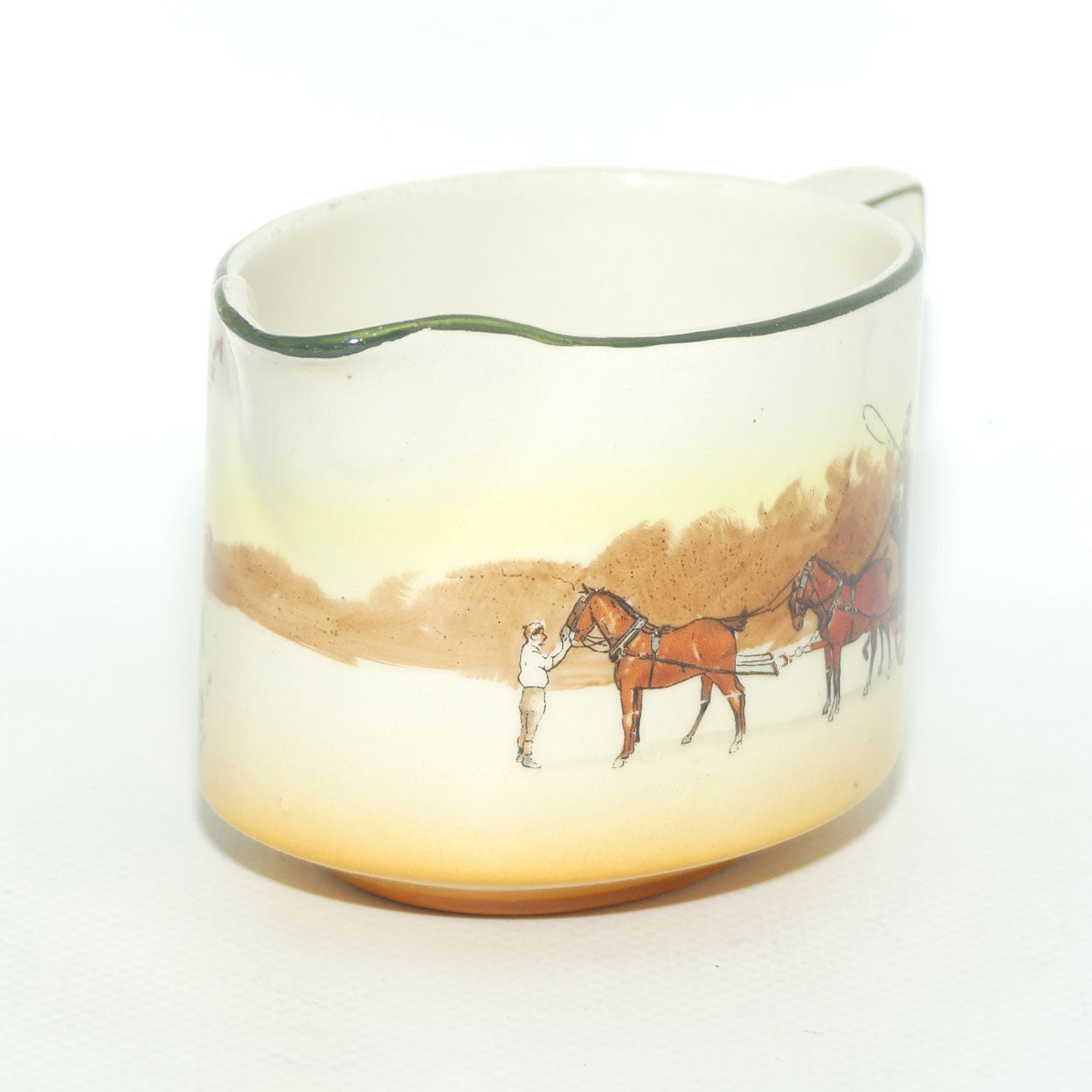 Royal Doulton Coaching Days New Empire shape milk jug