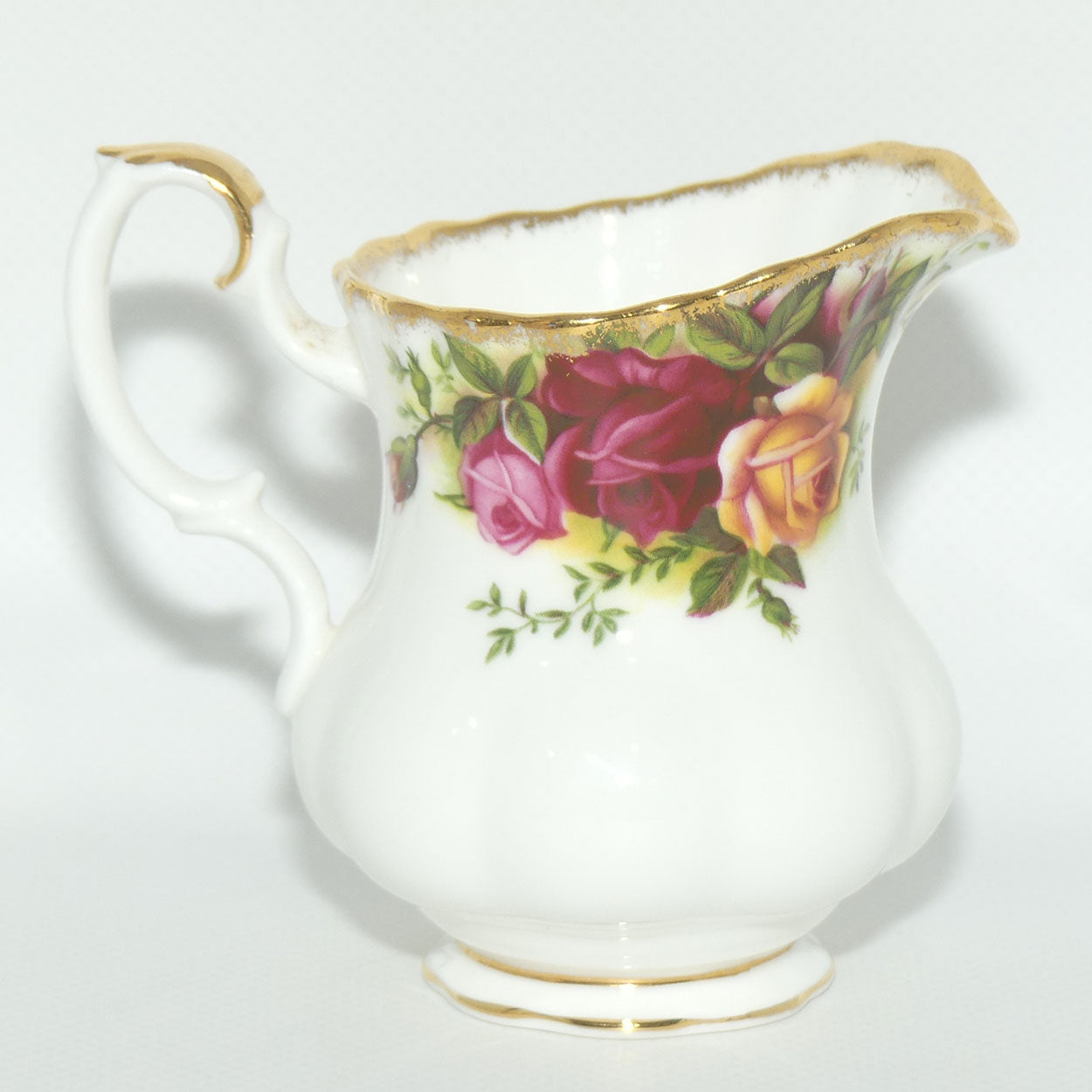 Royal Albert Bone China England Old Country Roses Milk Jug | Coffee Size | early stamp