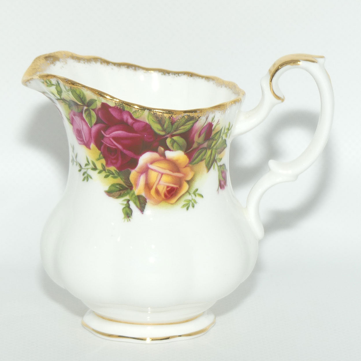 Royal Albert Bone China England Old Country Roses Milk Jug | Coffee Size | early stamp