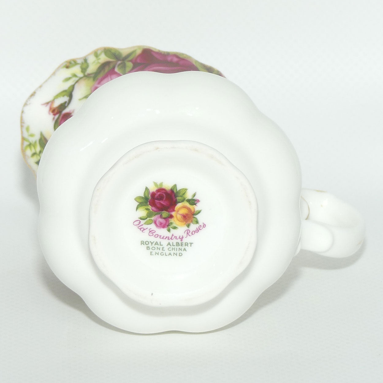Royal Albert Bone China England Old Country Roses Milk Jug | Coffee Size | early stamp